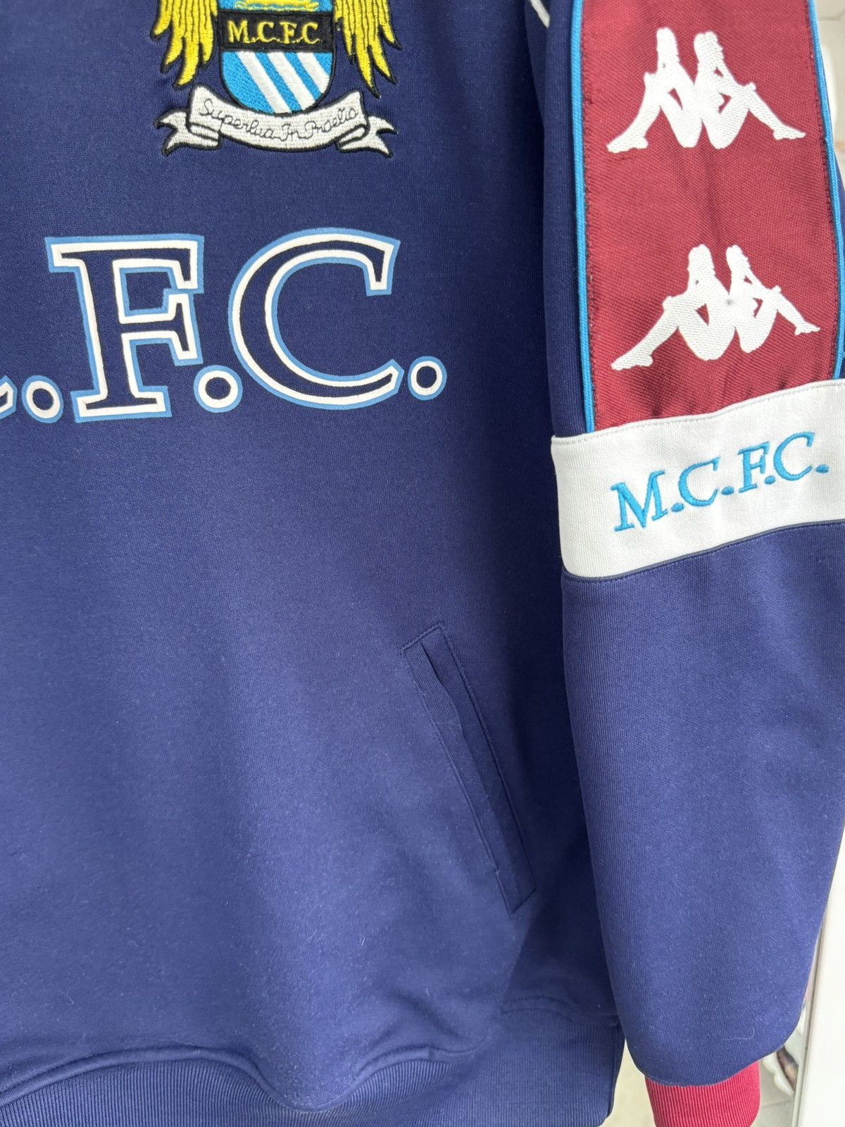 Kappa Manchester City 1997/99 Track Top 1/4 Zip Jacket Kappa sz M Size US M / EU 48-50 / 2 - 18 Thumbnail