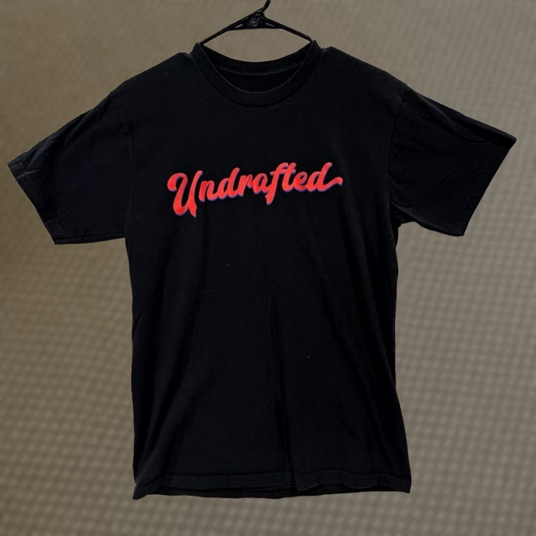 Vintage Undrafted T-Shirt Mens M Black Red Graphic Print 100% Cotton Size US M / EU 48-50 / 2 - 1 Thumbnail