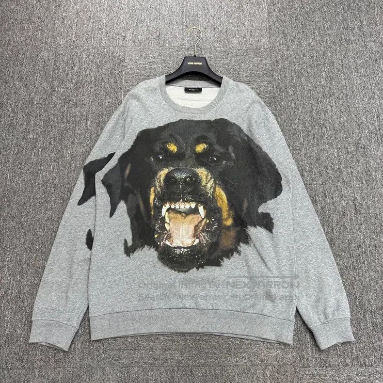 Givenchy Givenchy Dog Head Hoodie Size US L / EU 52-54 / 3 - 1 Thumbnail