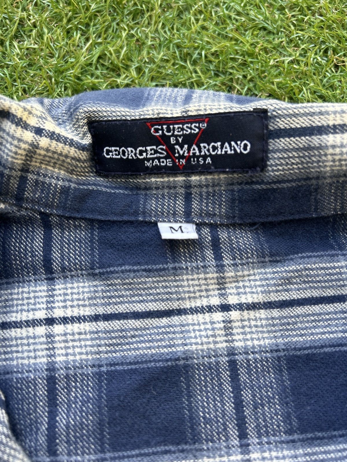 Guess Vintage 80s Guess Georges Marciano Plaid Zip Shirt Jacket Size US M / EU 48-50 / 2 - 4 Thumbnail