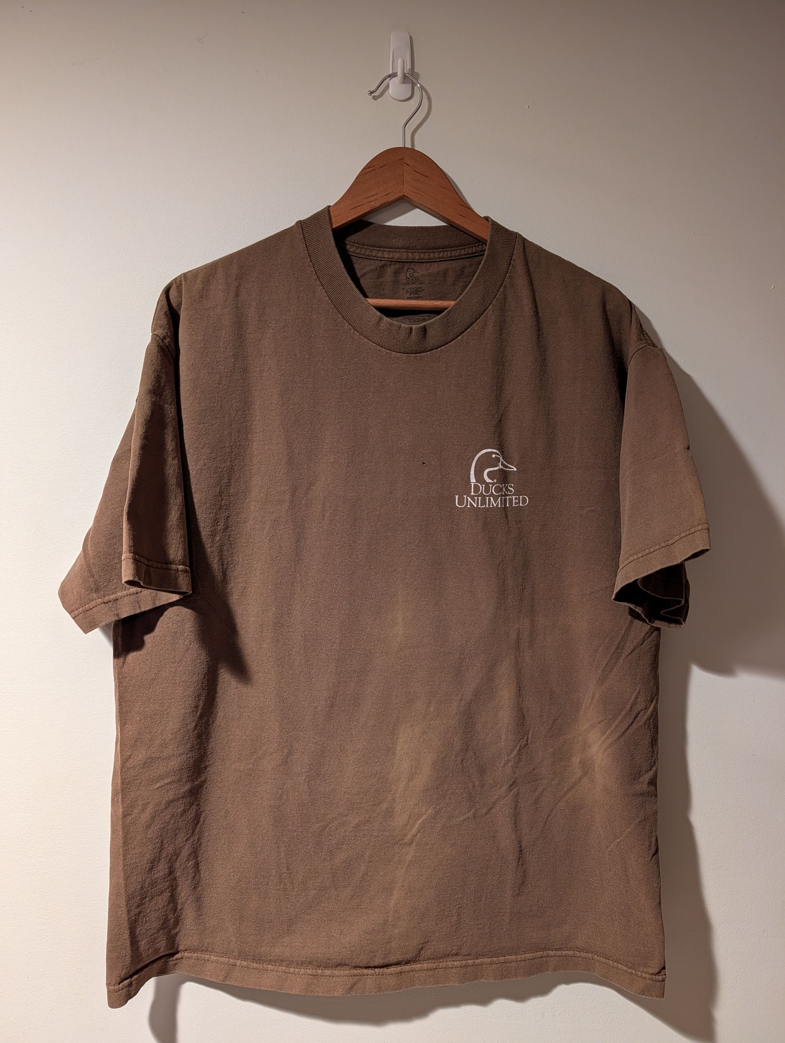 Gildan Vtg Ducks Unlimited Mellow Yellow Labrador Dog T-Shirt Size US XL / EU 56 / 4 - 5 Thumbnail