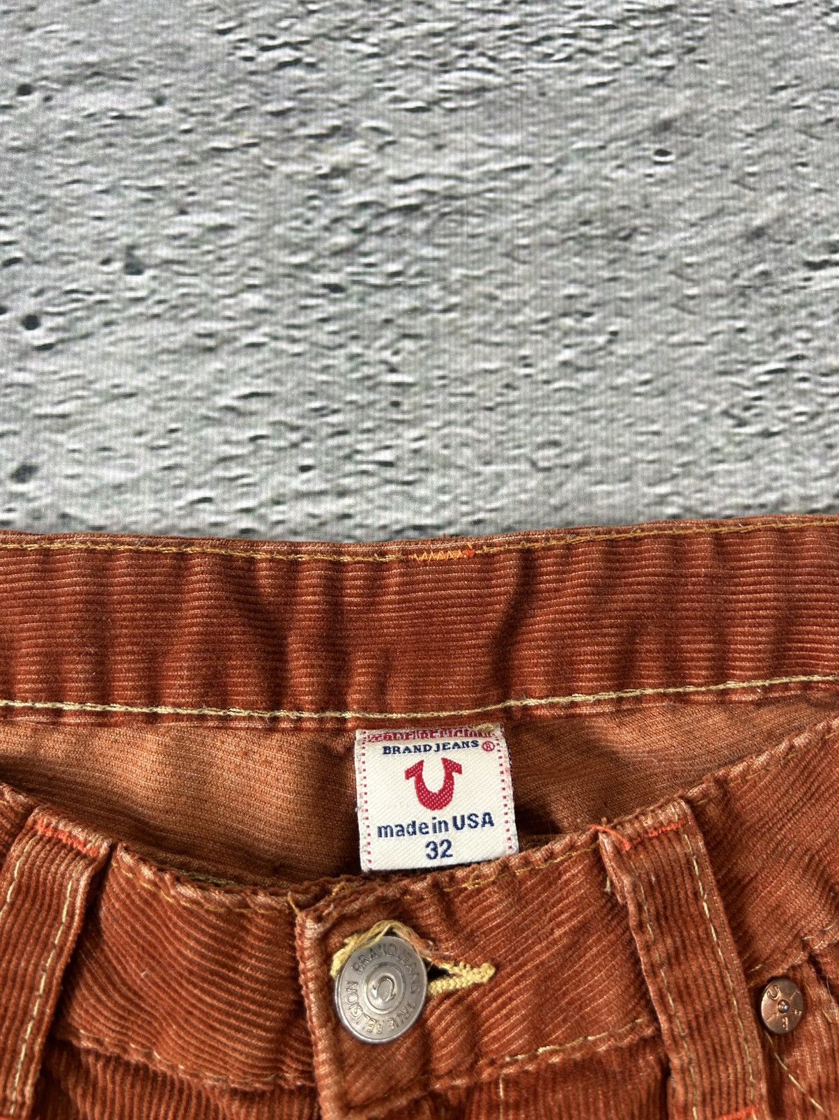 True Religion × Vintage True Religion Joey jeans vintage cords corduroy pants flared Size US 32 / EU 48 - 7 Thumbnail