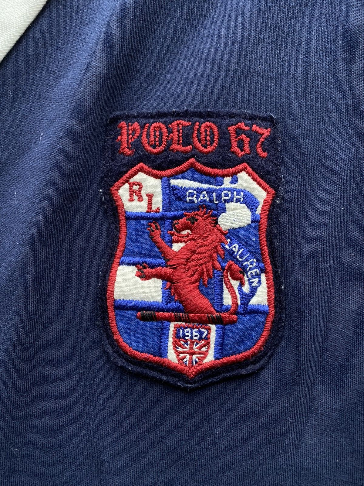 Polo Ralph Lauren × Ralph Lauren Rare Polo Ralph Lauren P-Wing Varsity Fleece Track Jacket Size US M / EU 48-50 / 2 - 4 Thumbnail