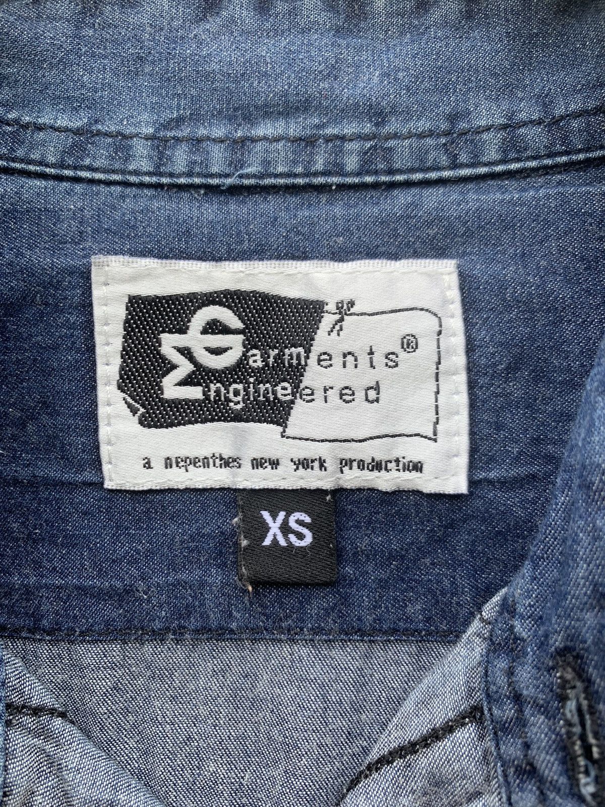 Engineered Garments × Nepenthes Engineered garments double pocket western denim shirt Size US S / EU 44-46 / 1 - 11 Thumbnail
