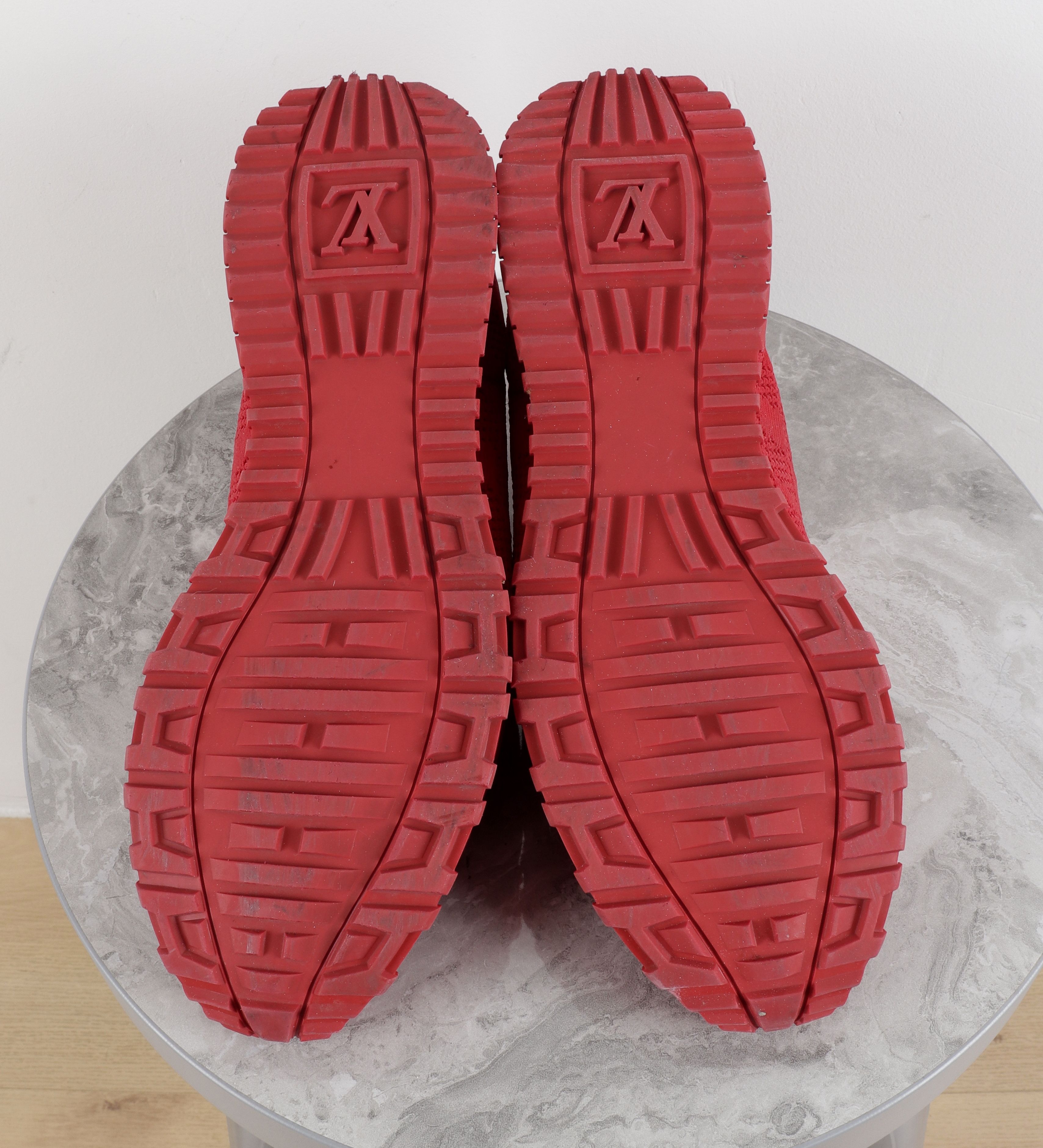 Louis Vuitton Louis Vuitton Run Away Damier Red Mesh Sneakers Size US 10 / EU 43 - 15 Thumbnail