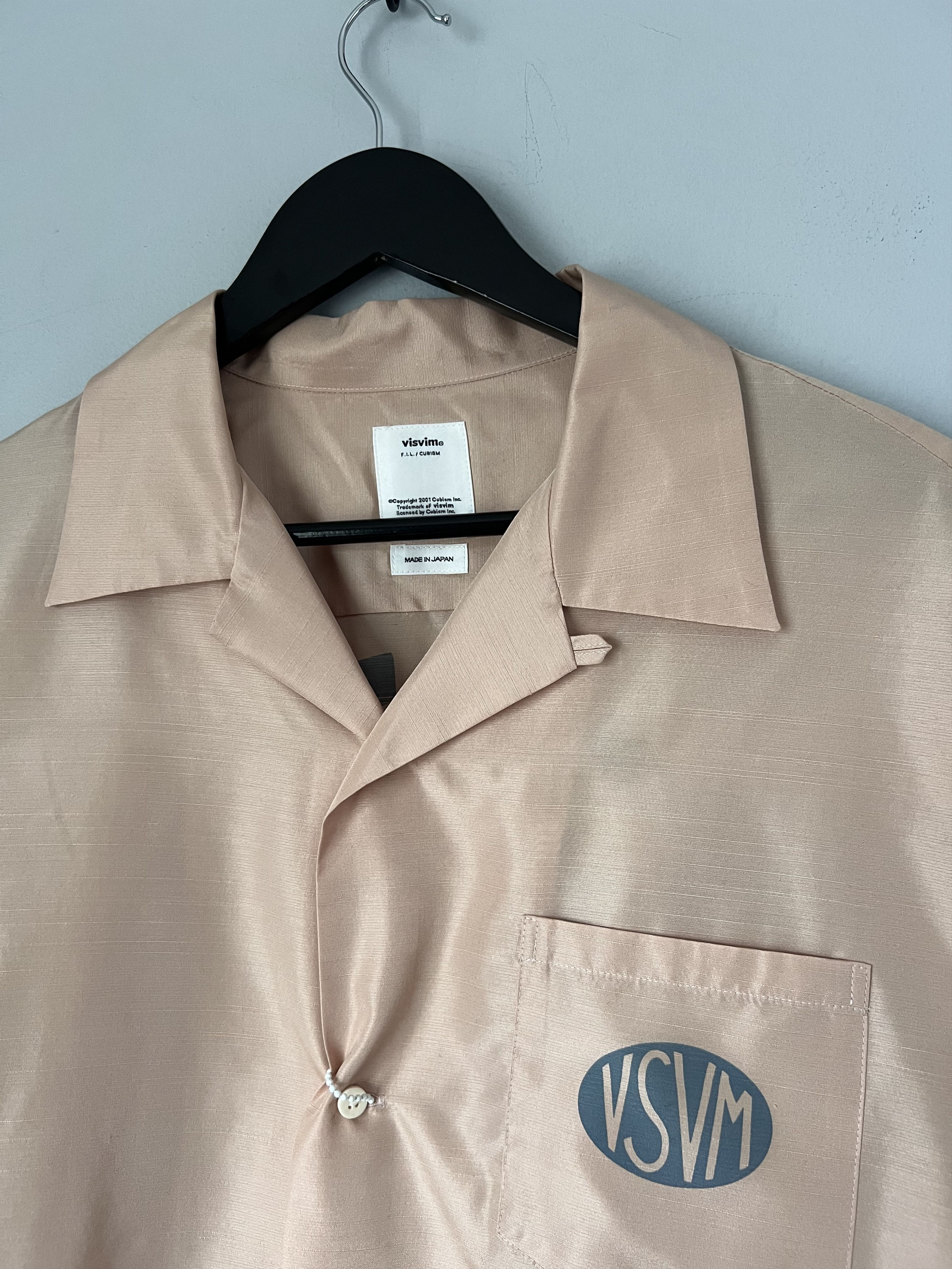 Visvim Visvim Silk Crosby Shirt in Pink Size US L / EU 52-54 / 3 - 4 Thumbnail
