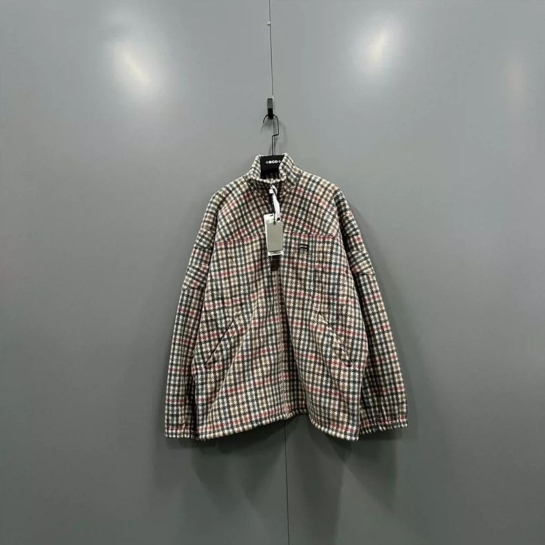 Balenciaga Balenciaga Double Hook Plaid Embroidered Jacket Size US M / EU 48-50 / 2 - 1 Thumbnail