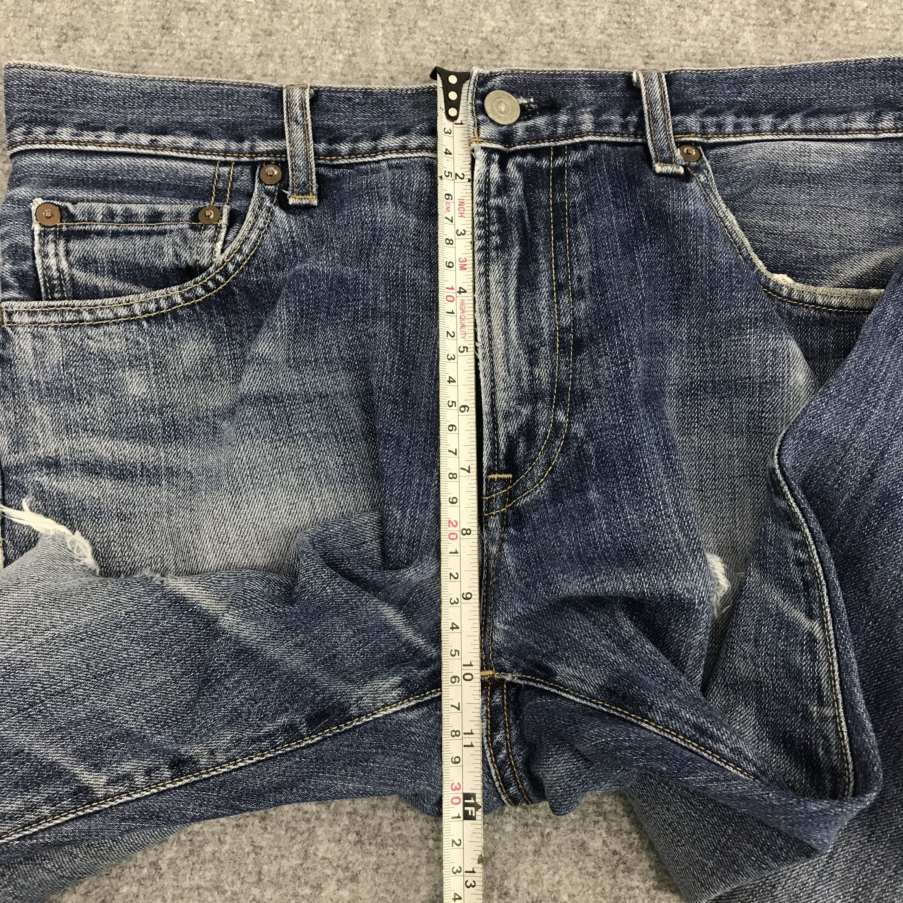 Japanese Brand × Jun Takahashi Japan style uniqlo distressed pants Size US 31 - 4 Thumbnail