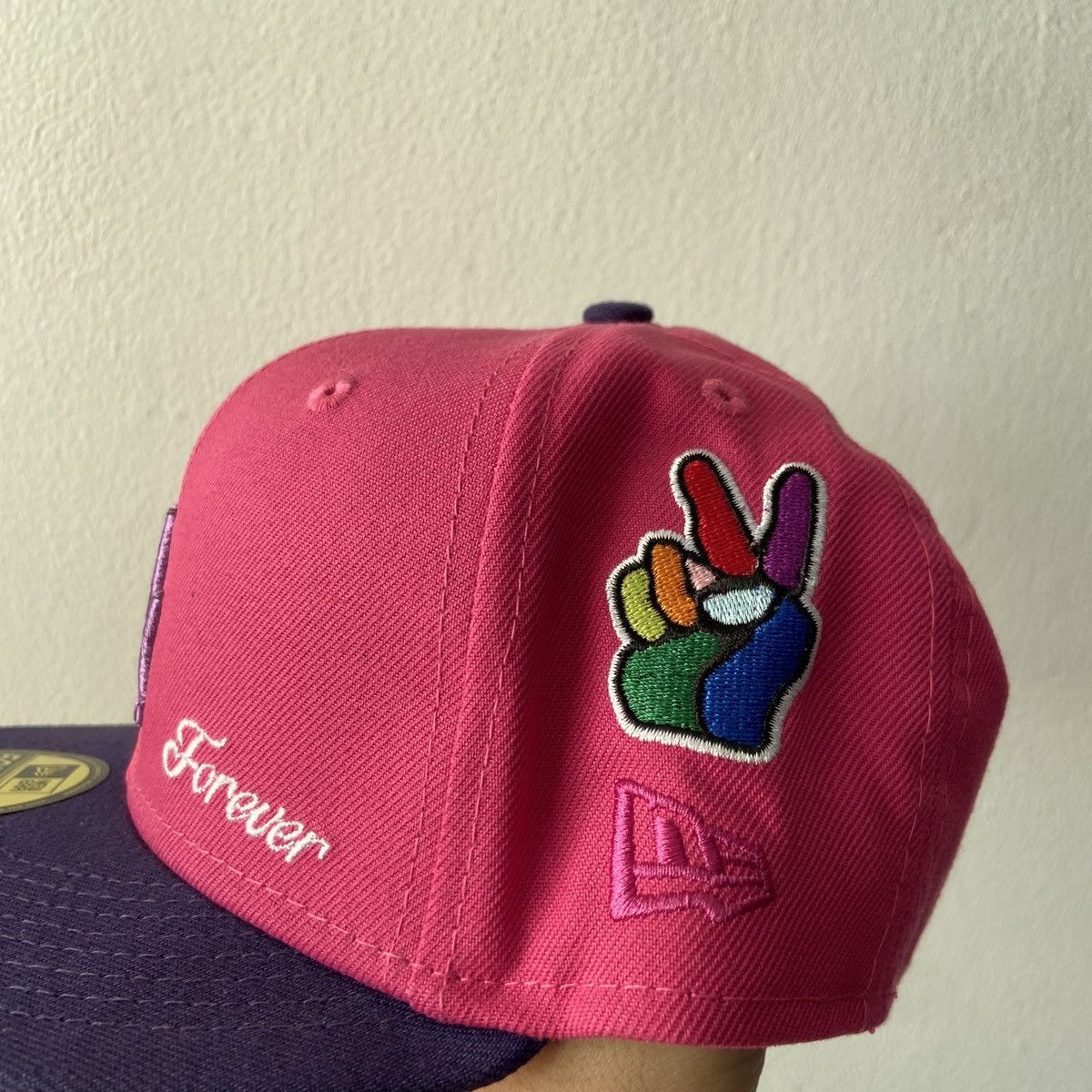 Hat Club × New Era Los Ángeles Hat Club New Era Jae Tips Forever Fitted 7 3/8 Size ONE SIZE - 5 Thumbnail
