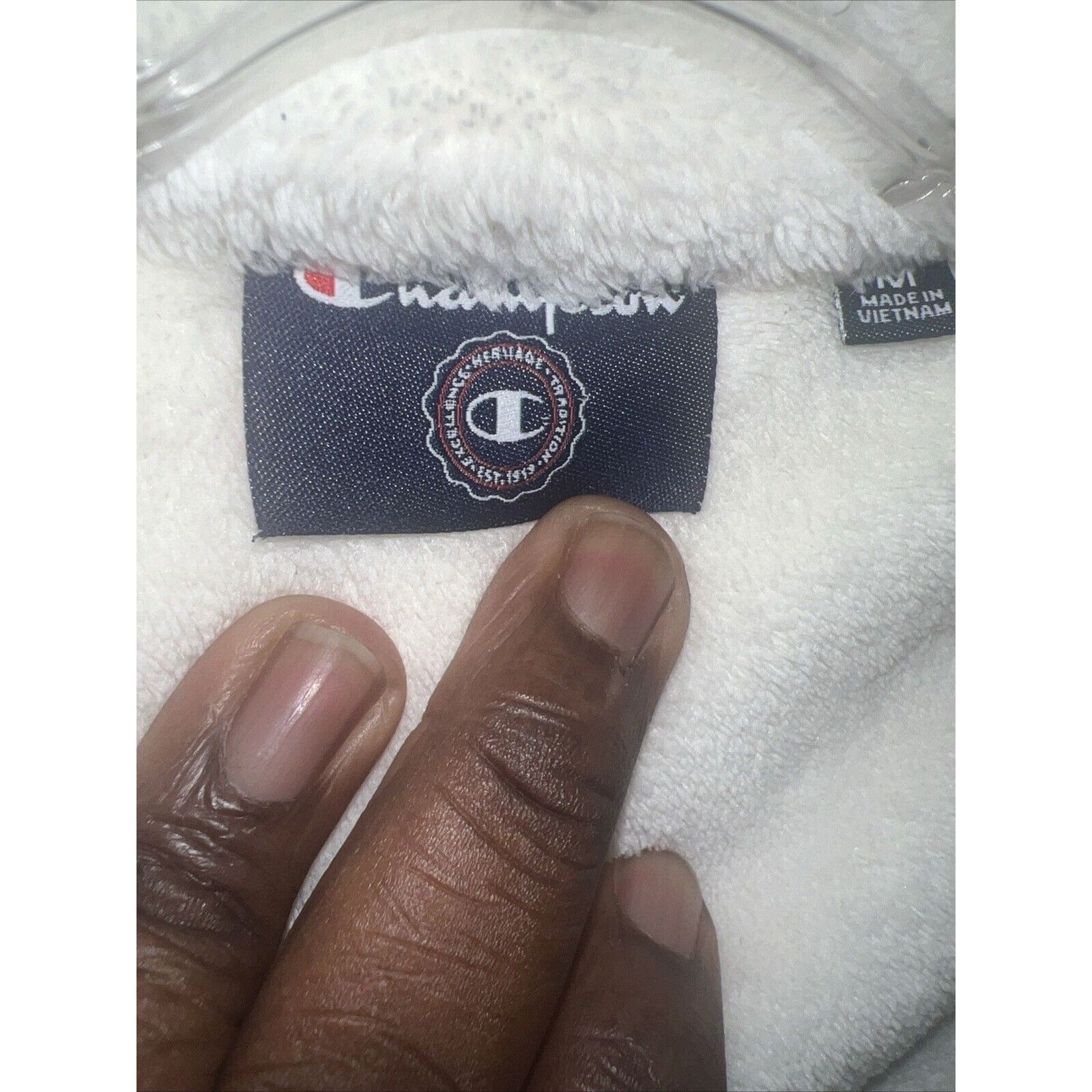 Champion Perdue Boilmakers Jacket Fleece Sweater White Medium Sherpa Size US M / EU 48-50 / 2 - 6 Thumbnail