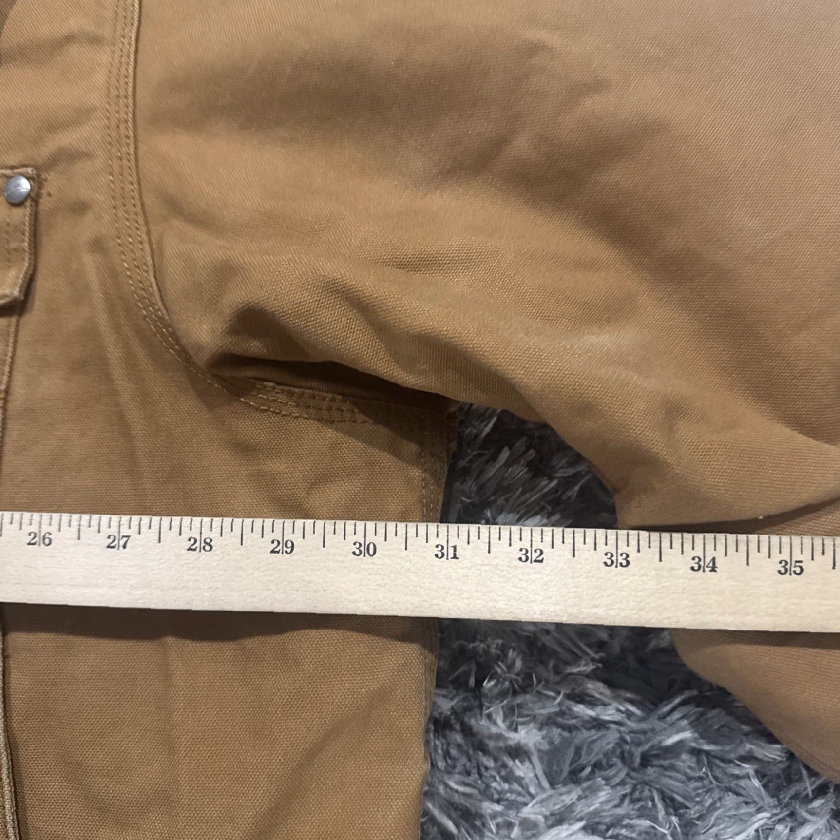 Vintage VINTAGE Craftsman Brown Workwear Chore Jacket Bomber Jacket 2XL Men HTF Rare 00’s Y2K Cotton Size US XXL / EU 58 / 5 - 7 Thumbnail
