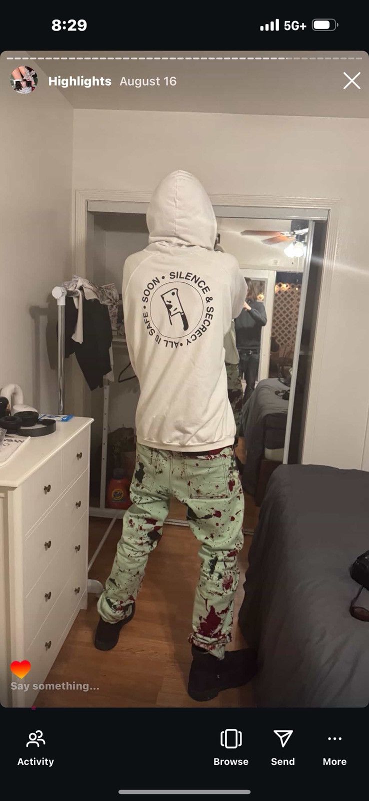 Raf Simons Raf Simons SS02 “Silence & Secrecy” OS Hoodie Size US XL / EU 56 / 4 - 12 Thumbnail