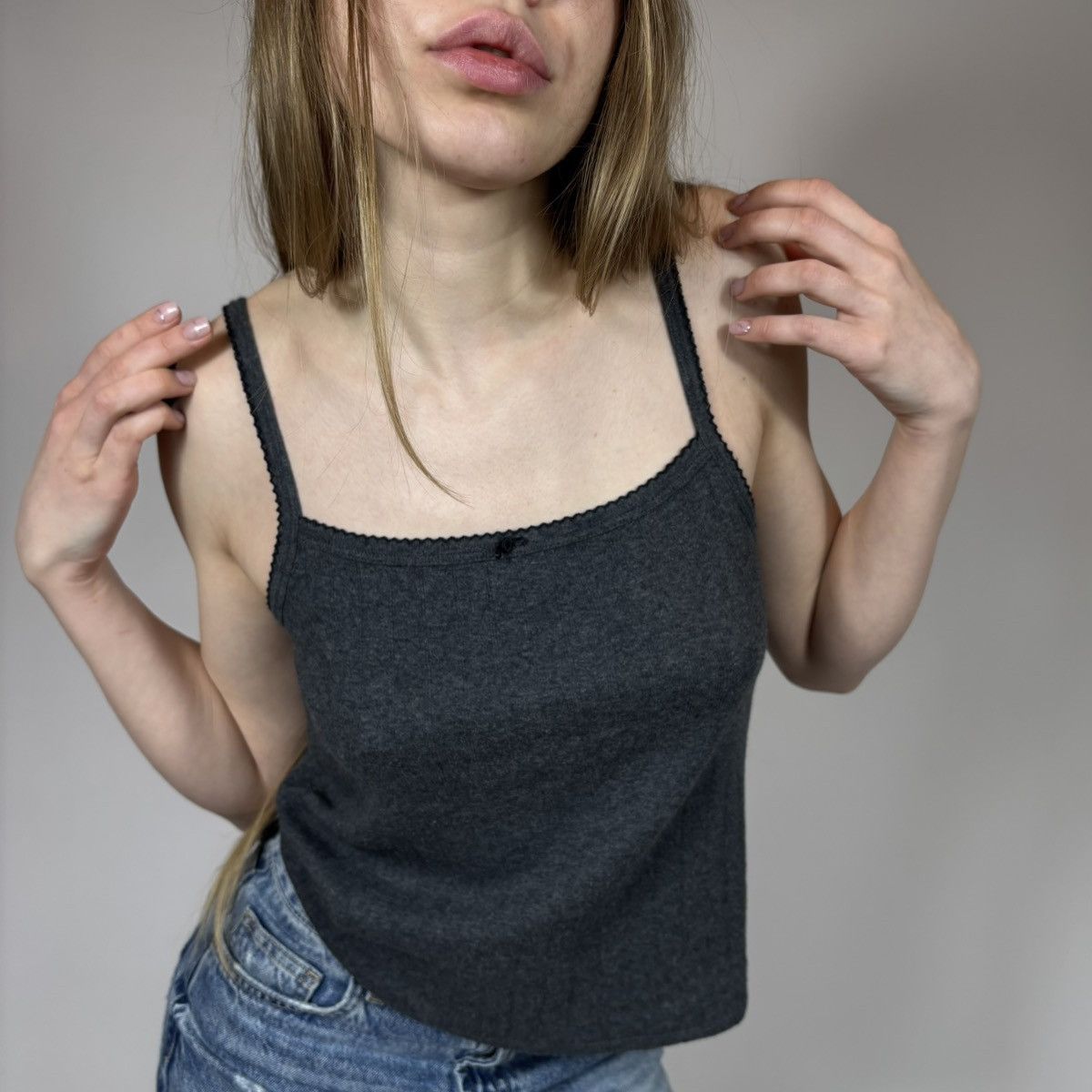 Massimo Dutti Vintage Y2K Massimo Dutti Casual Basic Luxury Style Tank Top Size M / US 6-8 / IT 42-44 - 1 Thumbnail