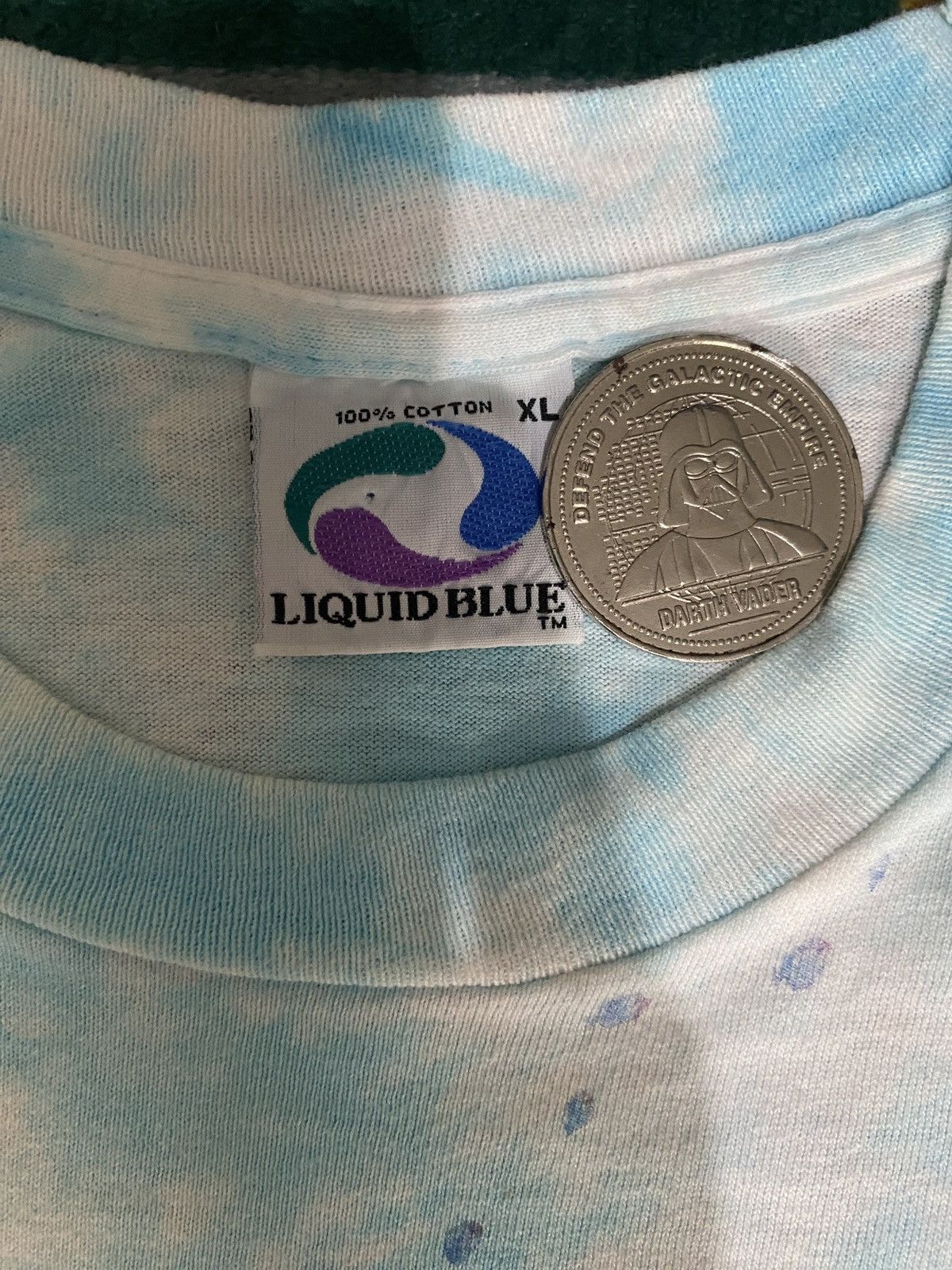 Vintage 1992 Liquid Blue Coral Reef Aquatic Paradise Size US XL / EU 56 / 4 - 4 Thumbnail