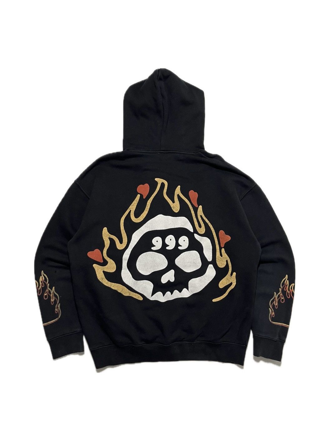 999 Club Jucid Wrld 999 Hoodie Double Sided Print Flame Size US M / EU 48-50 / 2 - 2 Thumbnail