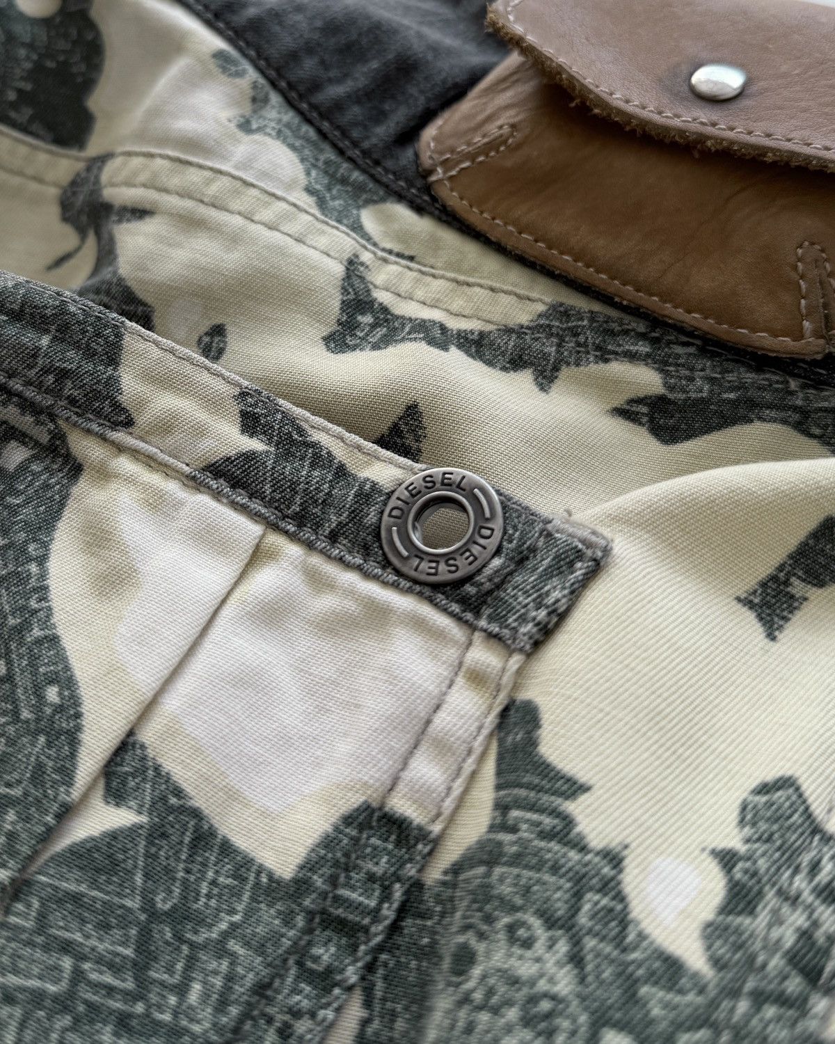 Diesel DIESEL FLARE CAMO PANTS🇮🇹 Size US 33 - 12 Thumbnail