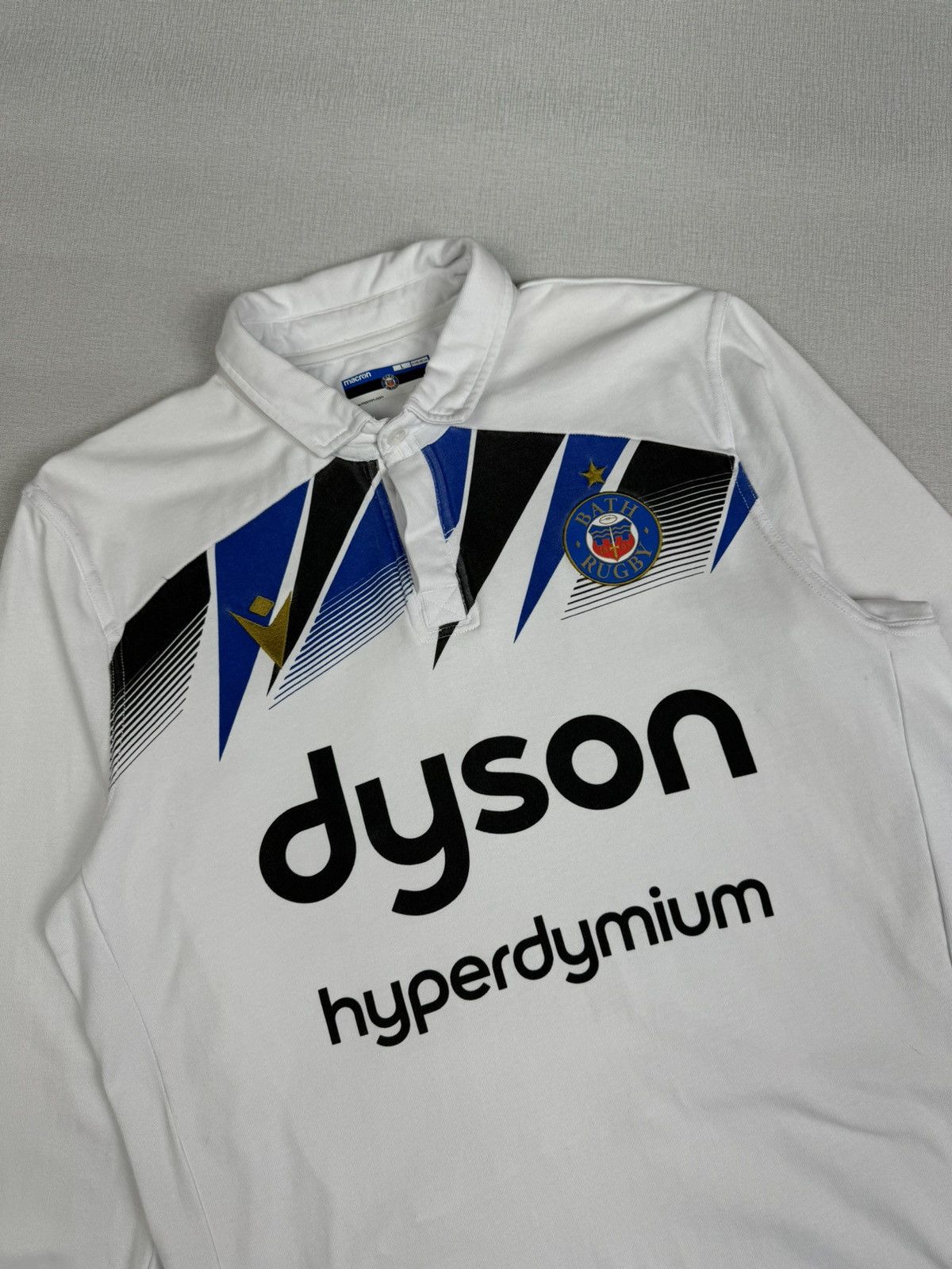 Macron Men’s Macron BATH Rugby Long Sleeve Dyson Shirt size L Size US L / EU 52-54 / 3 - 2 Thumbnail