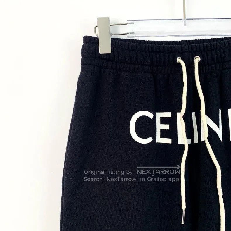 Celine Celine Black Logo Sweatpants M Size. Size US 32 / EU 48 - 3 Thumbnail