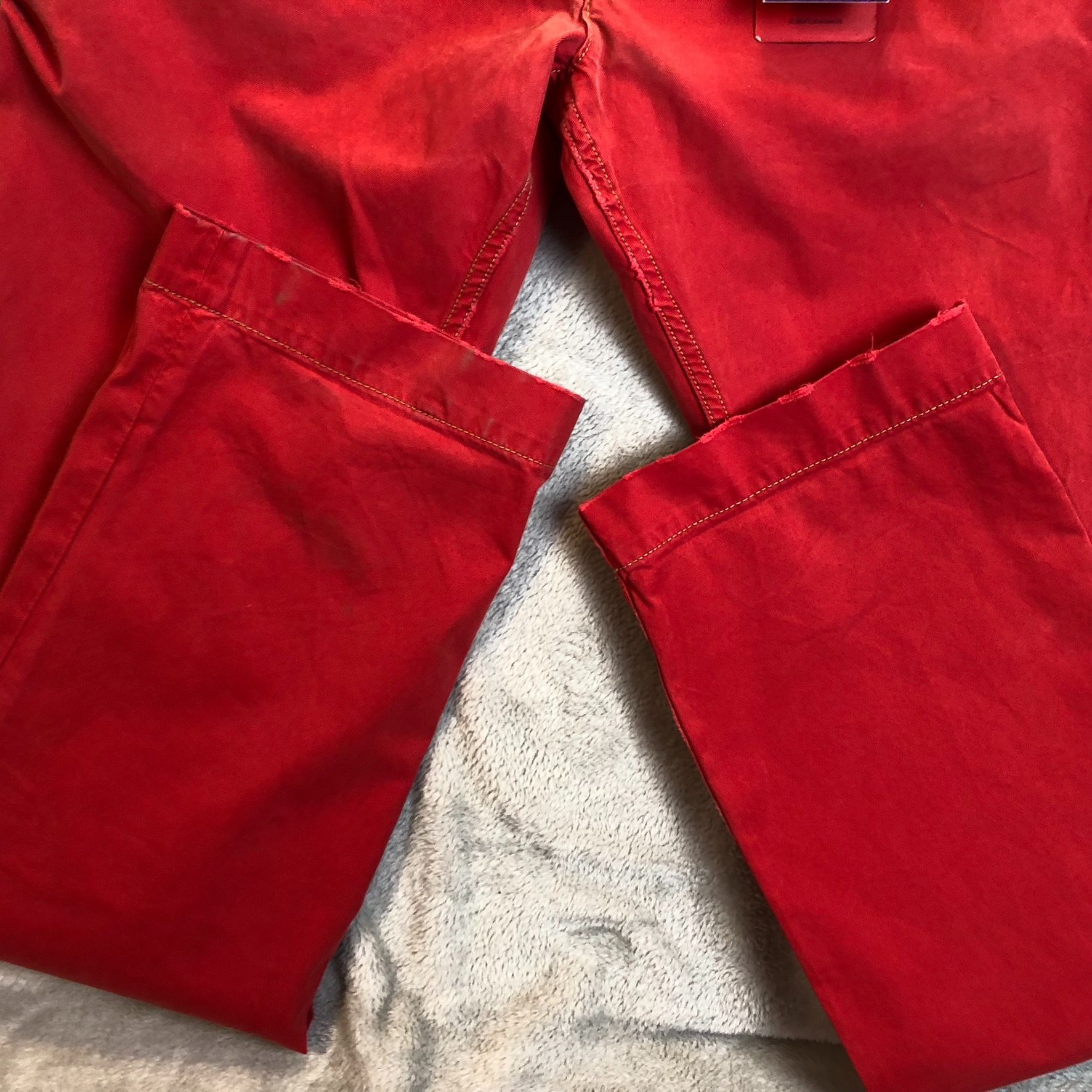 Robert Graham Robert Graham Mens Pants 40x35 Red Slim Fit Jeano Style Cott Size US 40 / EU 56 - 17 Thumbnail