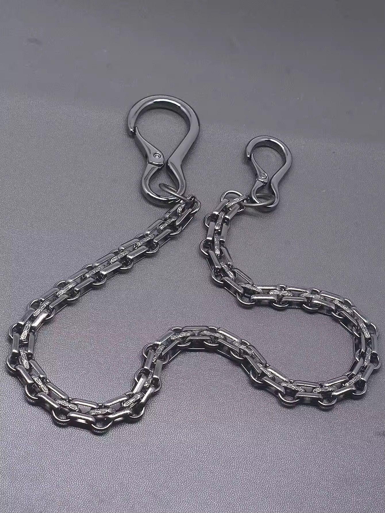 Jewelry 23 inch Long Punk Gunmetal Pants Wallet Chain Size ONE SIZE - 2 Thumbnail