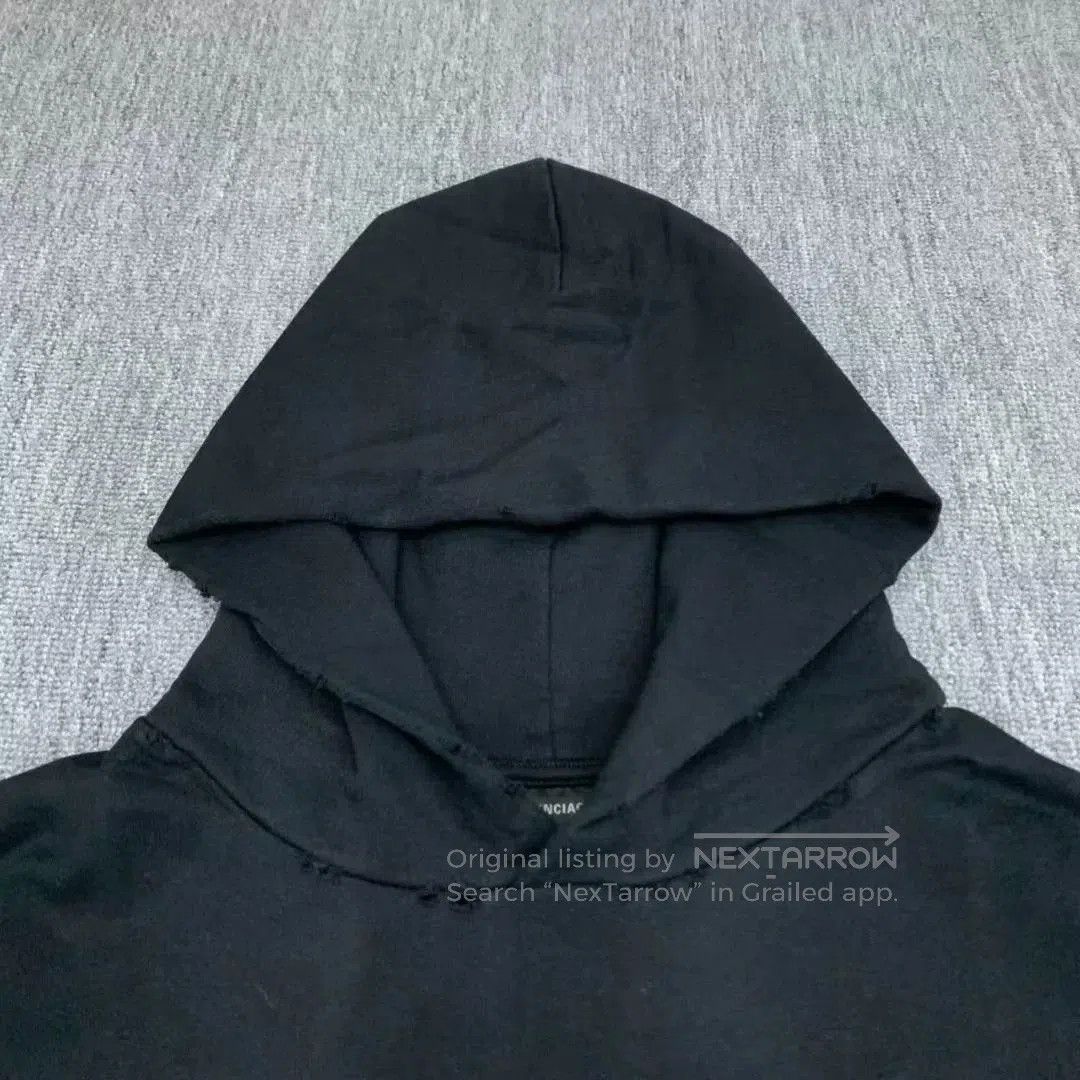 Balenciaga Balenciaga Black Graffiti Hoodie Sweatshirt. Size US M / EU 48-50 / 2 - 4 Thumbnail