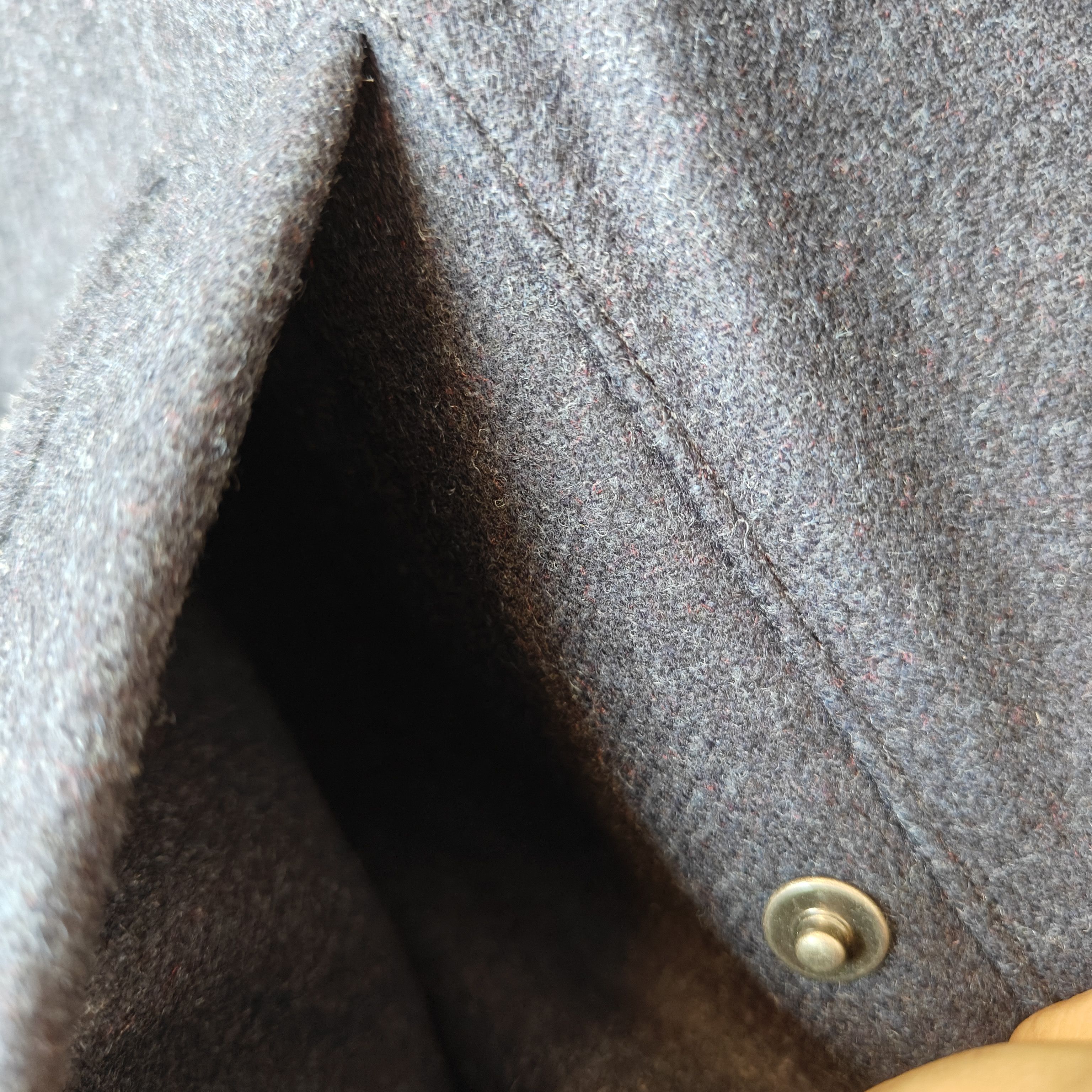 Proper Cloth made in Italy navy flight jacket wool riri zips Size US L / EU 52-54 / 3 - 11 Thumbnail