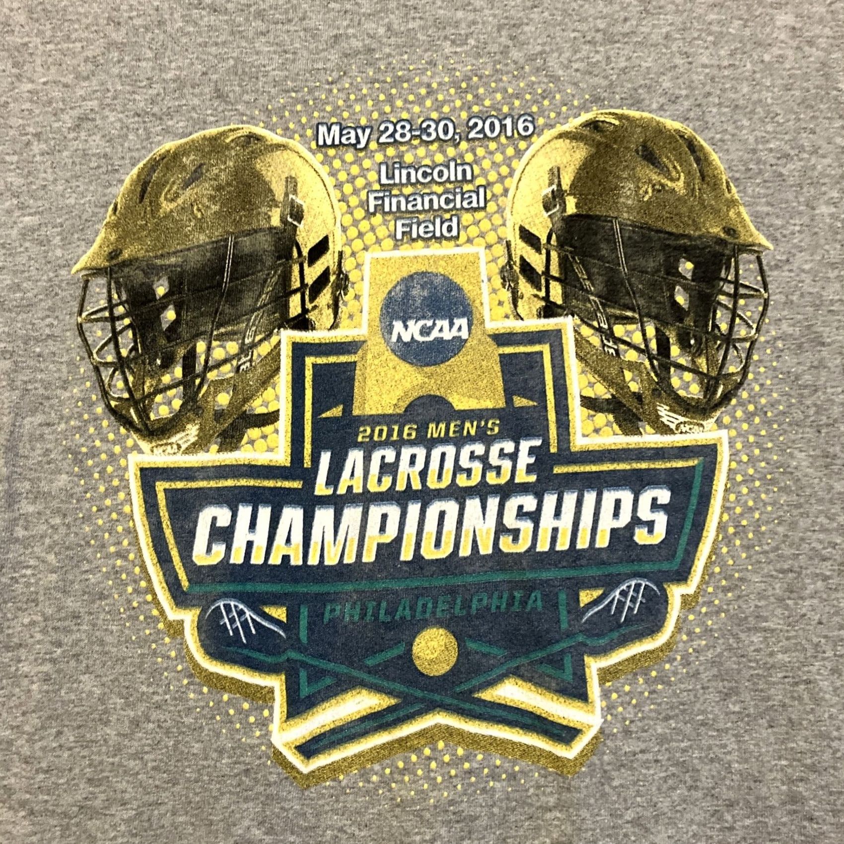 Delta 2016 NCAA Men's Lacross Championship MARYLAND UNC T Shirt XL Men's Awesome Size US XL / EU 56 / 4 - 2 Thumbnail
