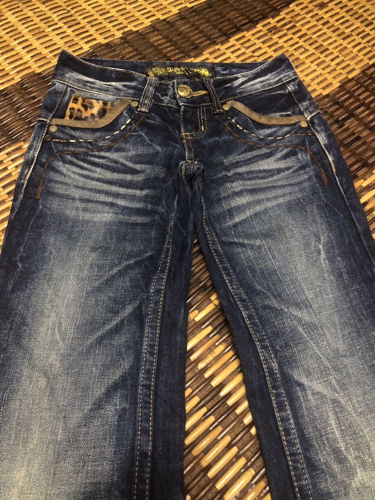 Hysteric Glamour VINTAGE RED PEPPER DENIM JEANS DESIGN UNISEX Size 28" / US 6 / IT 42 - 9 Thumbnail