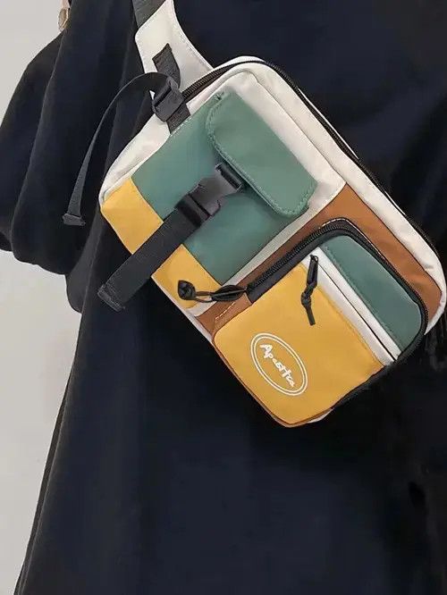Shoulder Bag Vintage Japananese Brand in Green, Men's