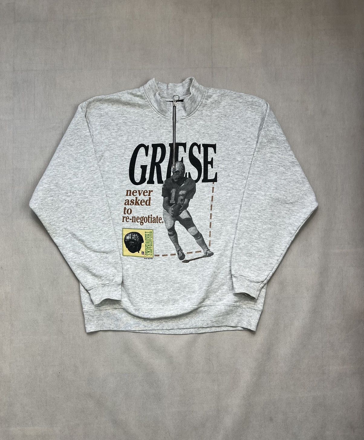 NFL × Vintage Sweatshirt NFL 1994 Bob Griese Miami Dolphins Vintage 90’s Size US L / EU 52-54 / 3 - 2 Thumbnail