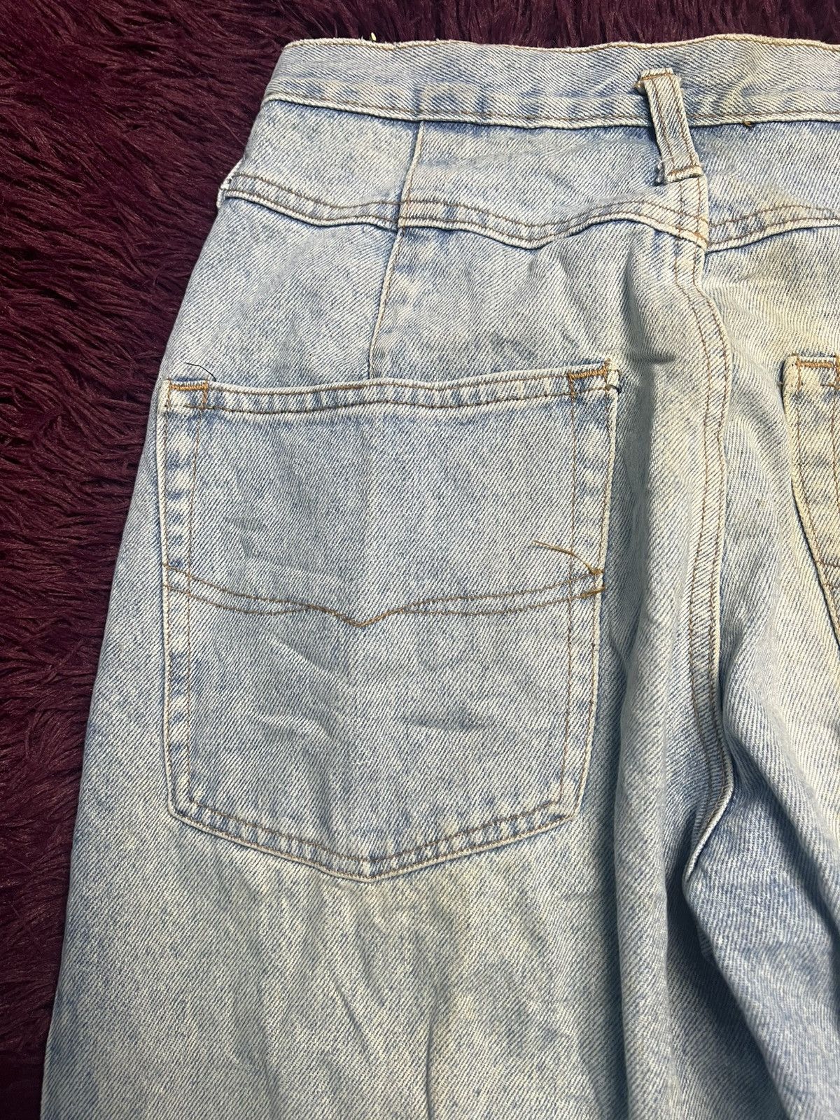 Other Vintage CHIPIE France Light Blue Denim Jeans (45) Size US 30 / EU 46 - 11 Thumbnail