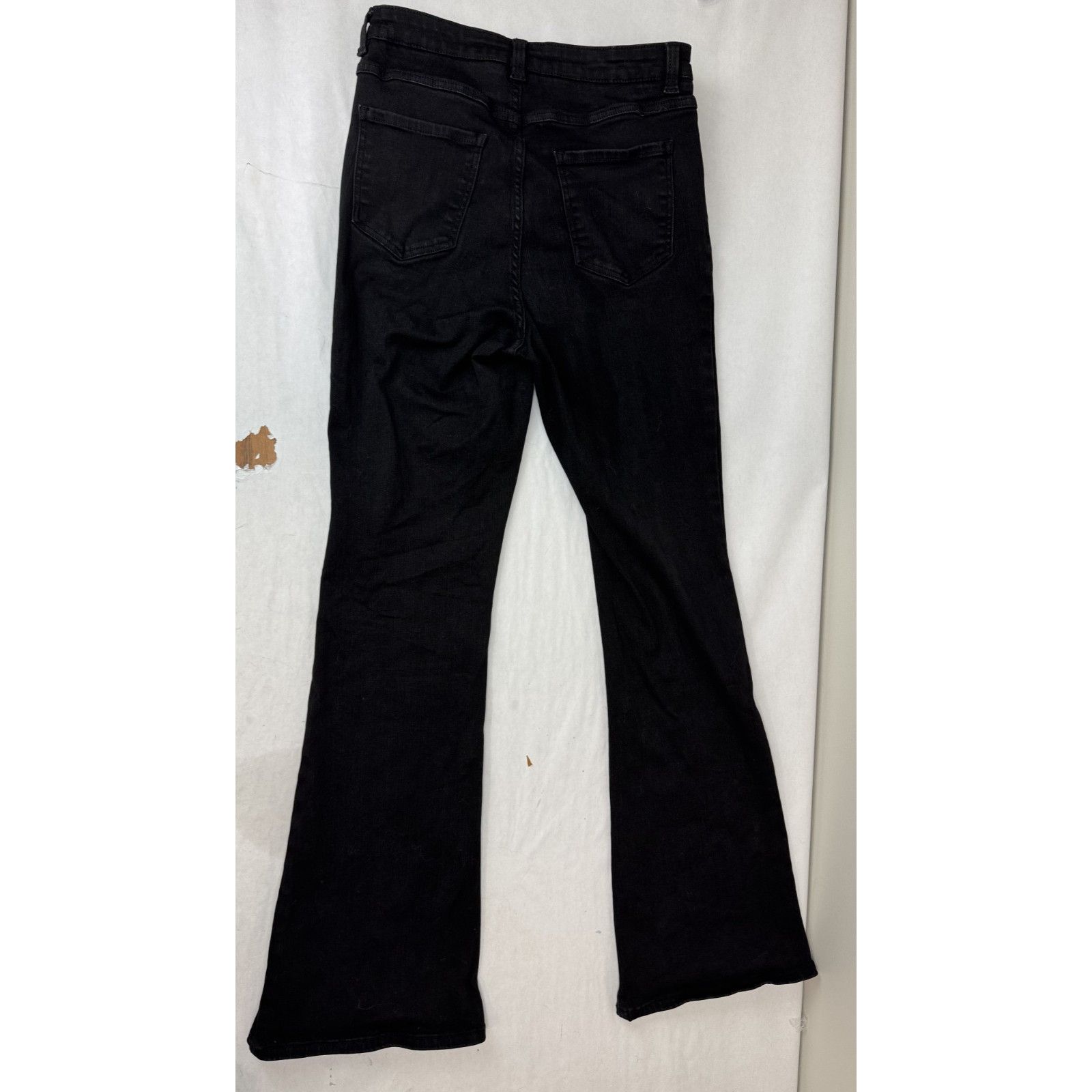 Other Universal Standard Mid-Rise Flare Jeans Black Wide Grunge Size 30" / US 8 / IT 44 - 2 Thumbnail