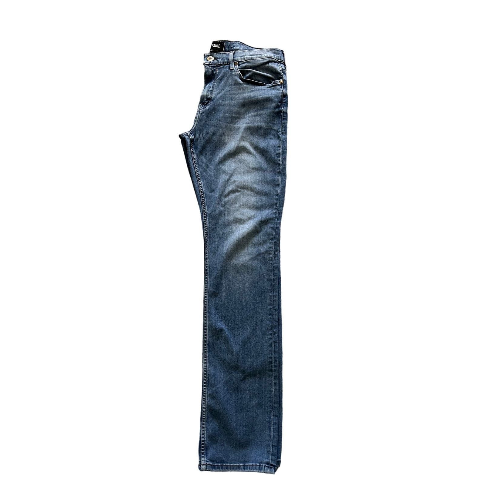 Paige PAIGE Men's Federal Denim Straight jeans size 34 Size US 34 / EU 50 - 6 Thumbnail