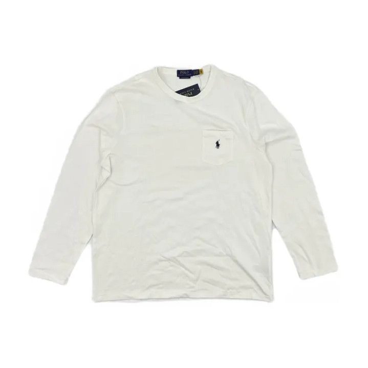 Polo Ralph Lauren Polo Ralph Lauren White Long-Sleeve T-Shirt Size US XS / EU 42 / 0 - 1 Thumbnail