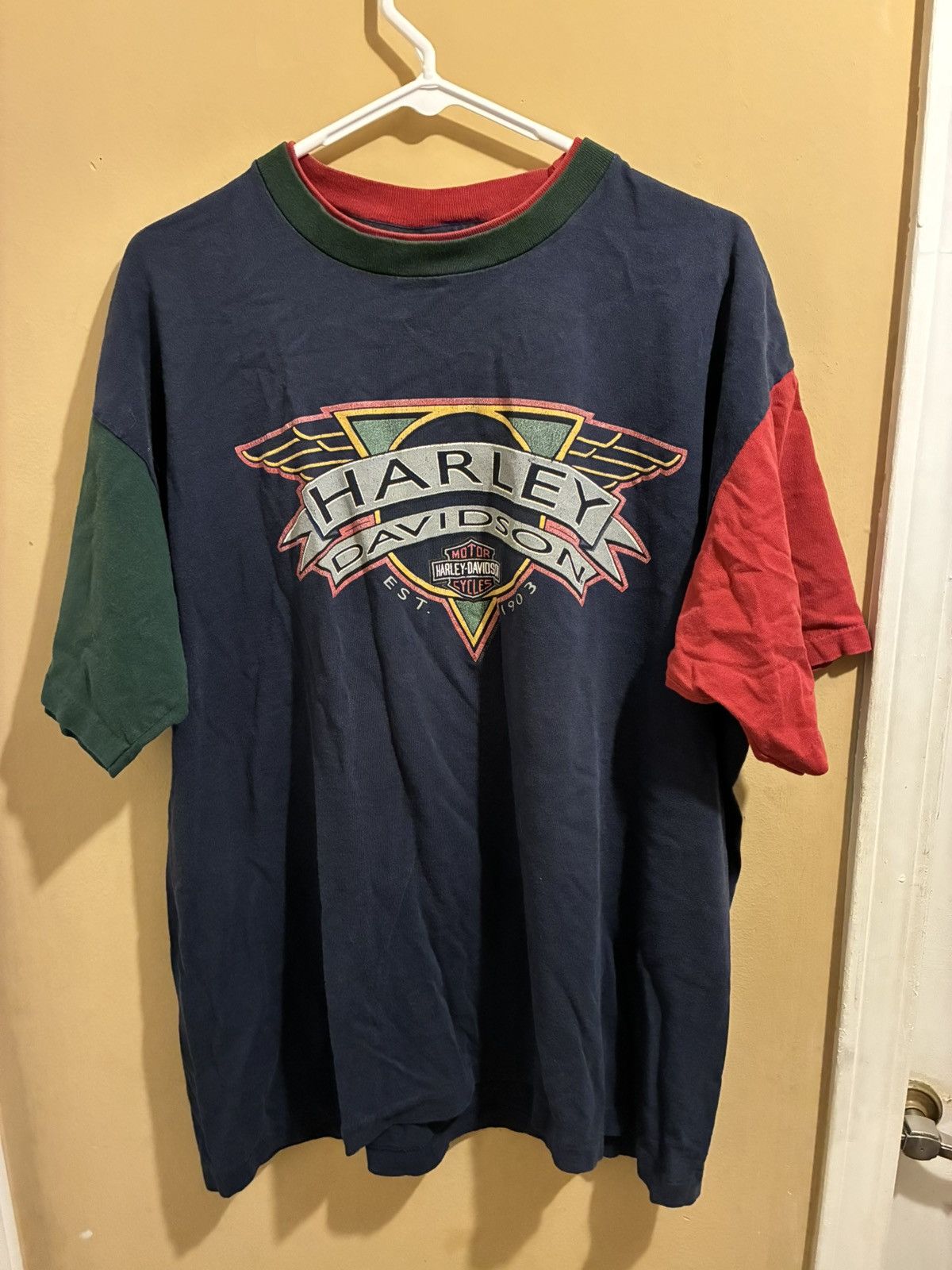 Harley Davidson Vintage Harley Davidson t shirt Size US XL / EU 56 / 4 - 1 Thumbnail