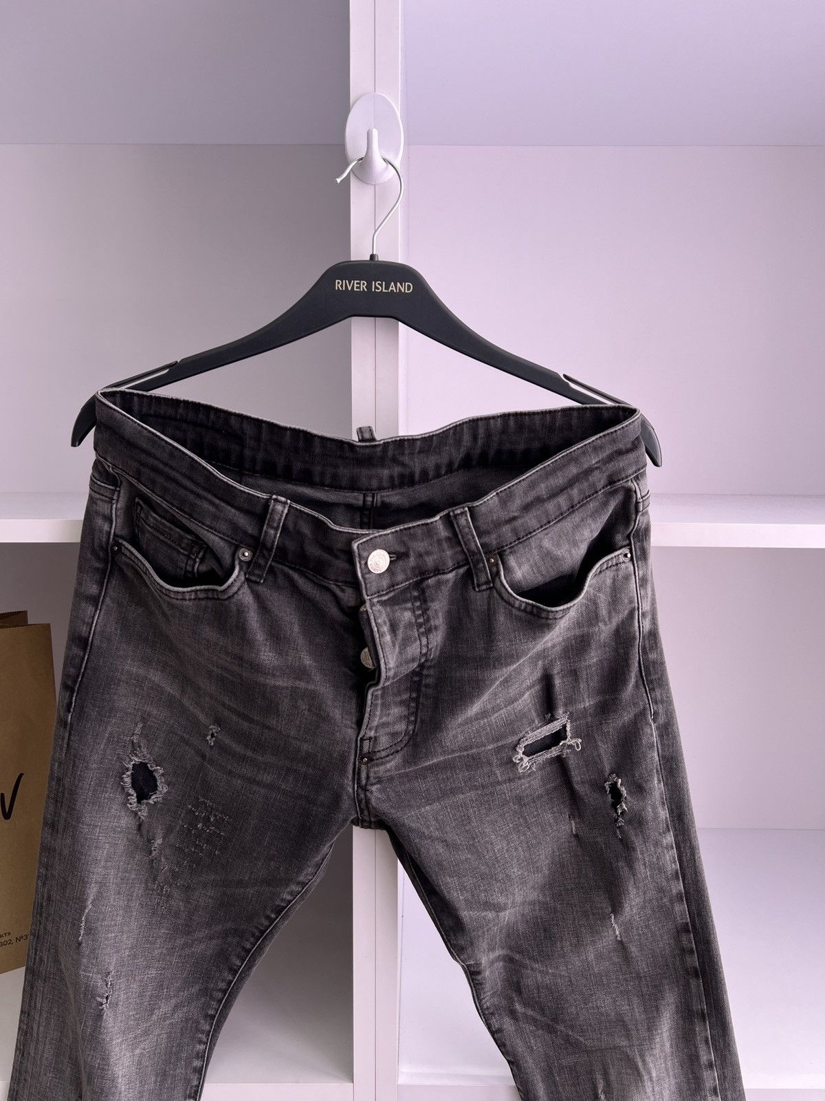 Dsquared2 × Vintage Vintage Dsquared2 black luxury pants Size US 32 / EU 48 - 6 Thumbnail