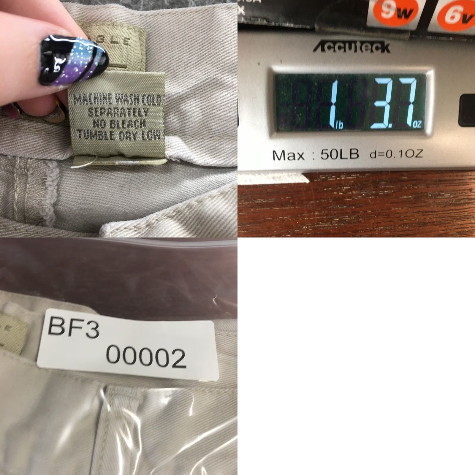 American Eagle Outfitters American Eagle Outfitters Pleated Khakis Pant Mens 33/34 Beige Regular 31x32.5 Pants Size US 33 - 10 Thumbnail