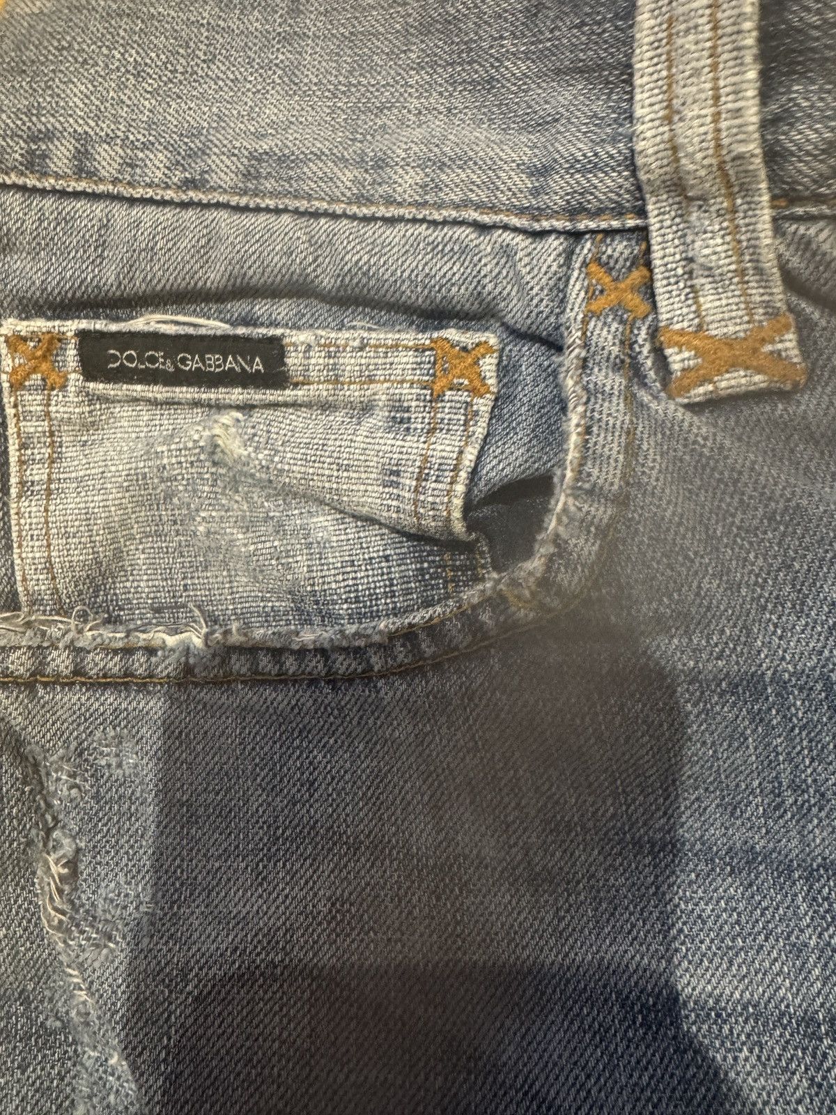 Dolce & Gabbana Dolce Gabbana double layer jeans Size US 31 - 7 Thumbnail