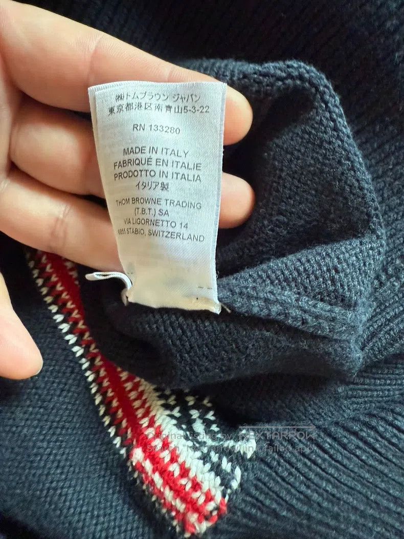 Thom Browne Thom Browne Polo Shirt Size US XL / EU 56 / 4 - 5 Thumbnail