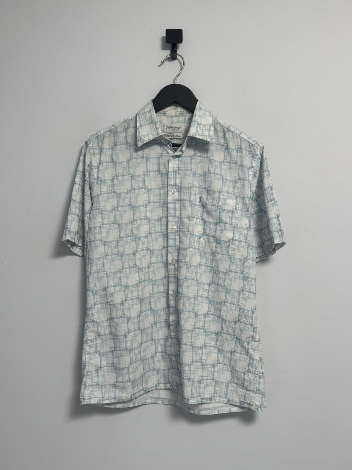 Yves Saint Laurent Yves Saint Laurent Button Up T-Shirt Luxury Size US M / EU 48-50 / 2 - 1 Thumbnail