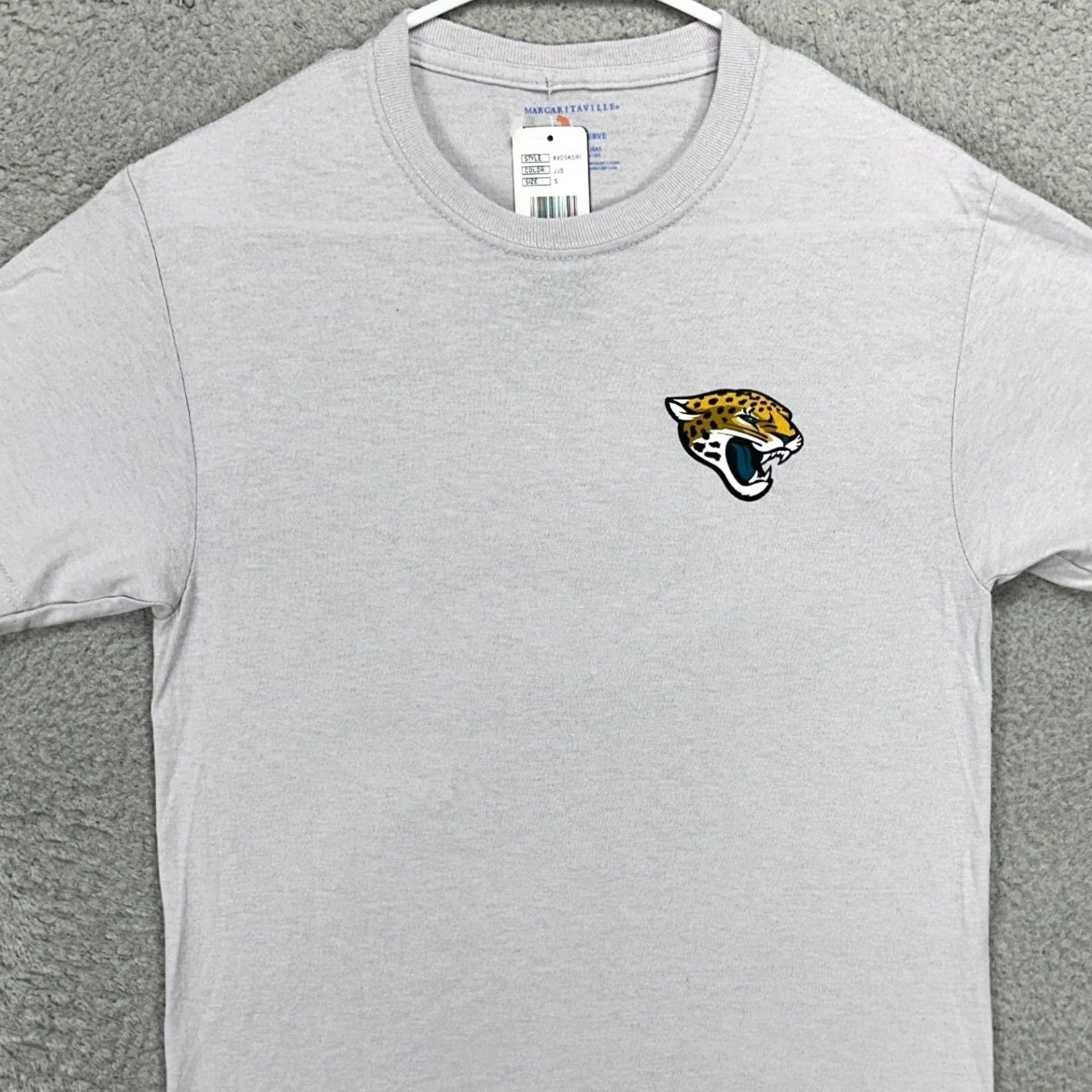 Vintage Margaritaville Mens T-Shirt Small Grey Crewneck Short Sleeve Jacksoni... Jaguar Size US S / EU 44-46 / 1 - 2 Thumbnail