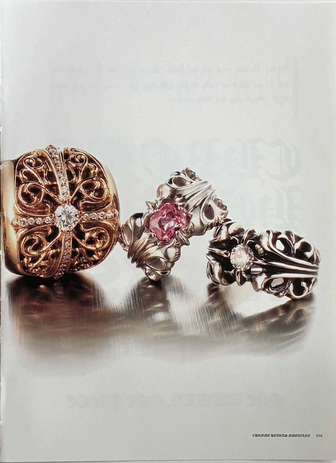 Chrome Hearts Chrome Hearts rings photo Framed poster 9x11 Size ONE SIZE - 2 Thumbnail