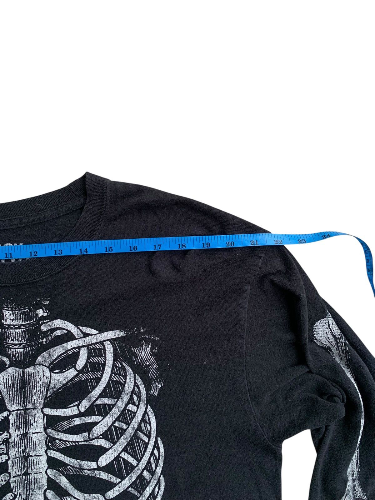 Japanese Brand Black Matter Skeleton Long Sleeve Vintage By Honduras Size US L / EU 52-54 / 3 - 10 Thumbnail