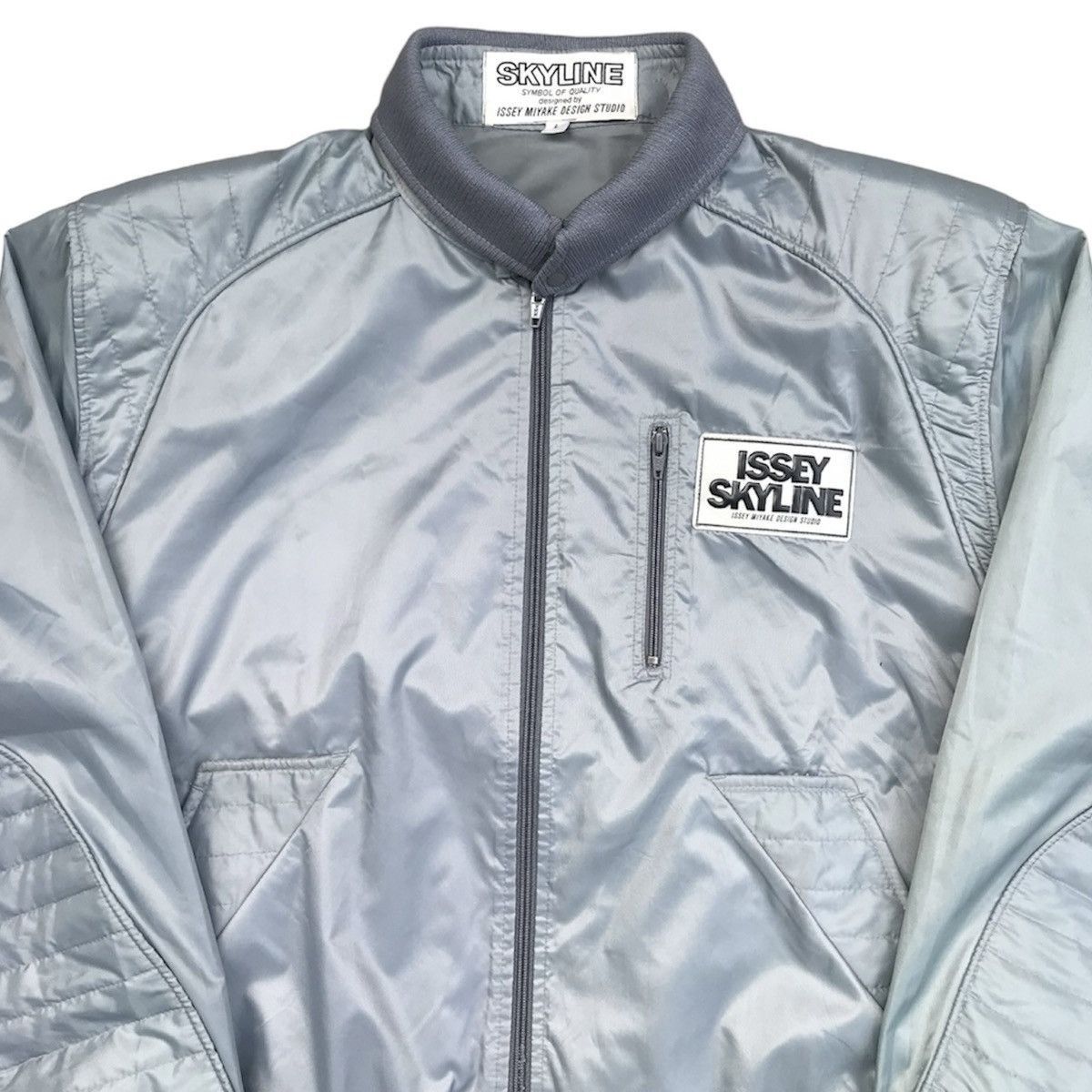 Issey Miyake Vintage 80s Skyline Issey Miyake Bombers Jacket Large Size US L / EU 52-54 / 3 - 8 Thumbnail