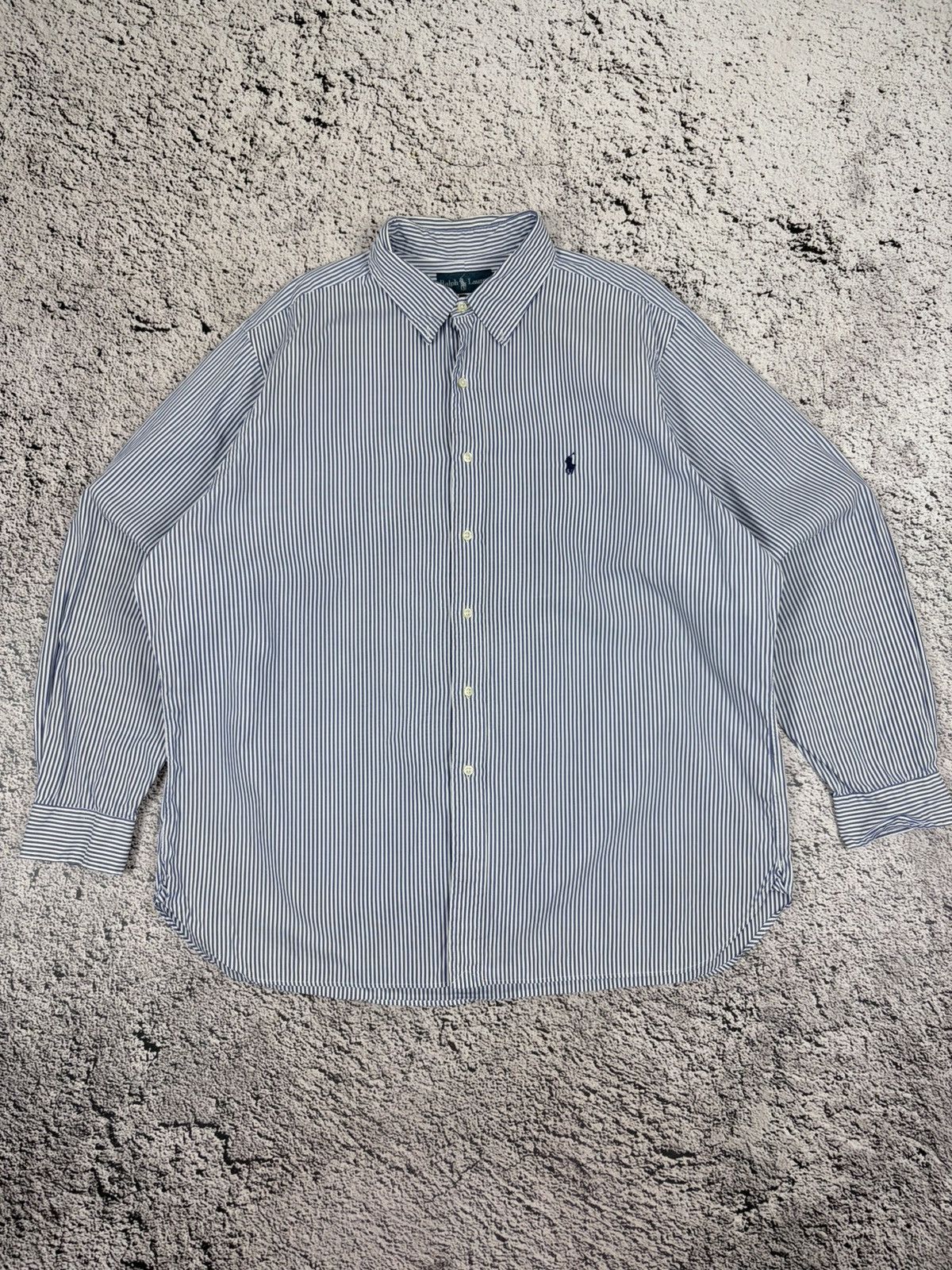 Ralph Lauren Polo Ralph Lauren Classic Fit Striped Shirt 18-36 XXL Size US XXL / EU 58 / 5 - 1 Thumbnail