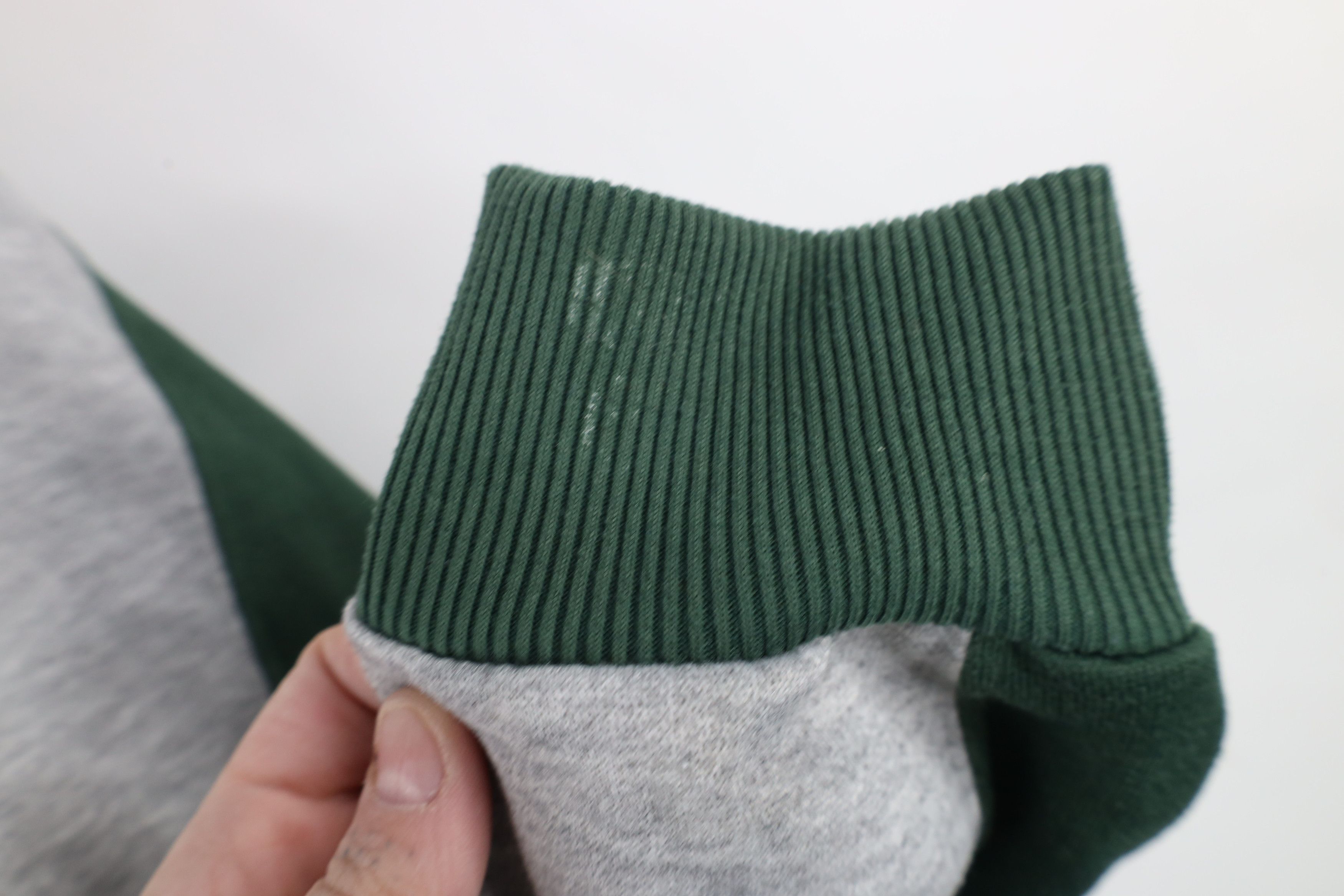 Vintage Vintage 90s Streetwear Block Half Zip Pullover Sweatshirt Size US XXL / EU 58 / 5 - 5 Thumbnail