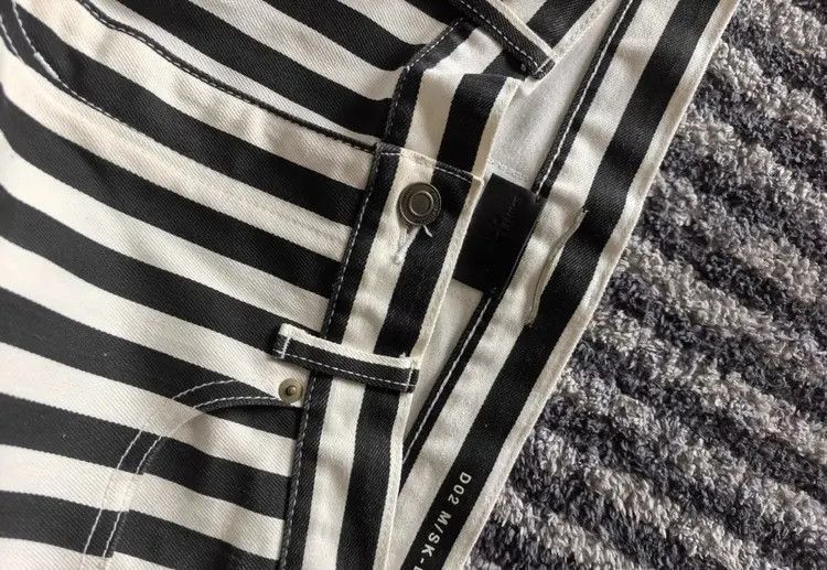 Saint Laurent Paris Saint Laurent Paris Saint Laurent Paris 13AW Runway Stripe Size US 33 - 5 Thumbnail