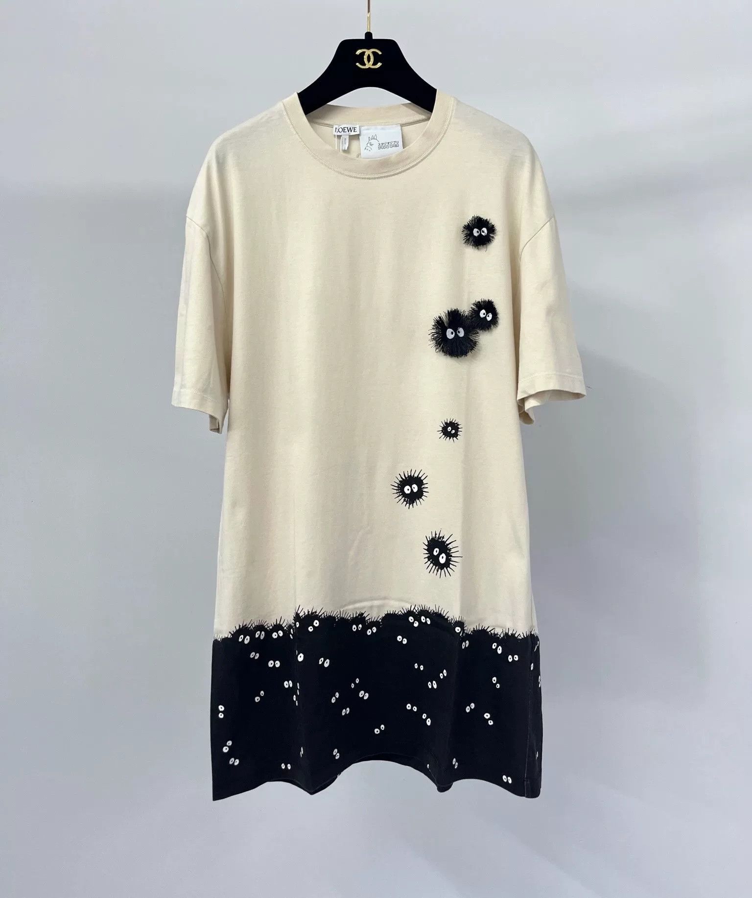 Loewe Loewe Coal Spirit Print Short-Sleeve T-Shirt Size S / US 4 / IT 40 - 1 Thumbnail