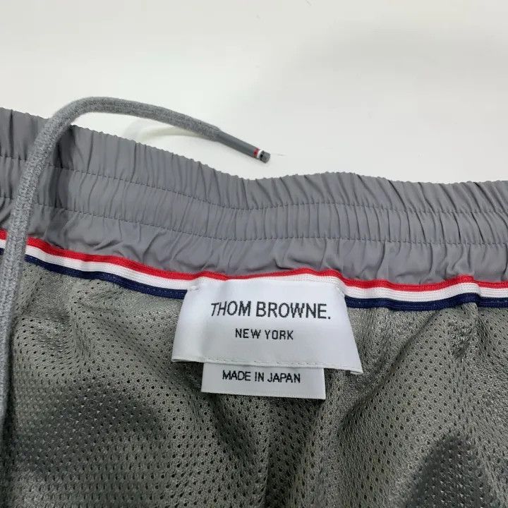 Thom Browne Thom Browne Gray Track Pants with Stripes -2507 Size US 26 / EU 42 - 3 Thumbnail