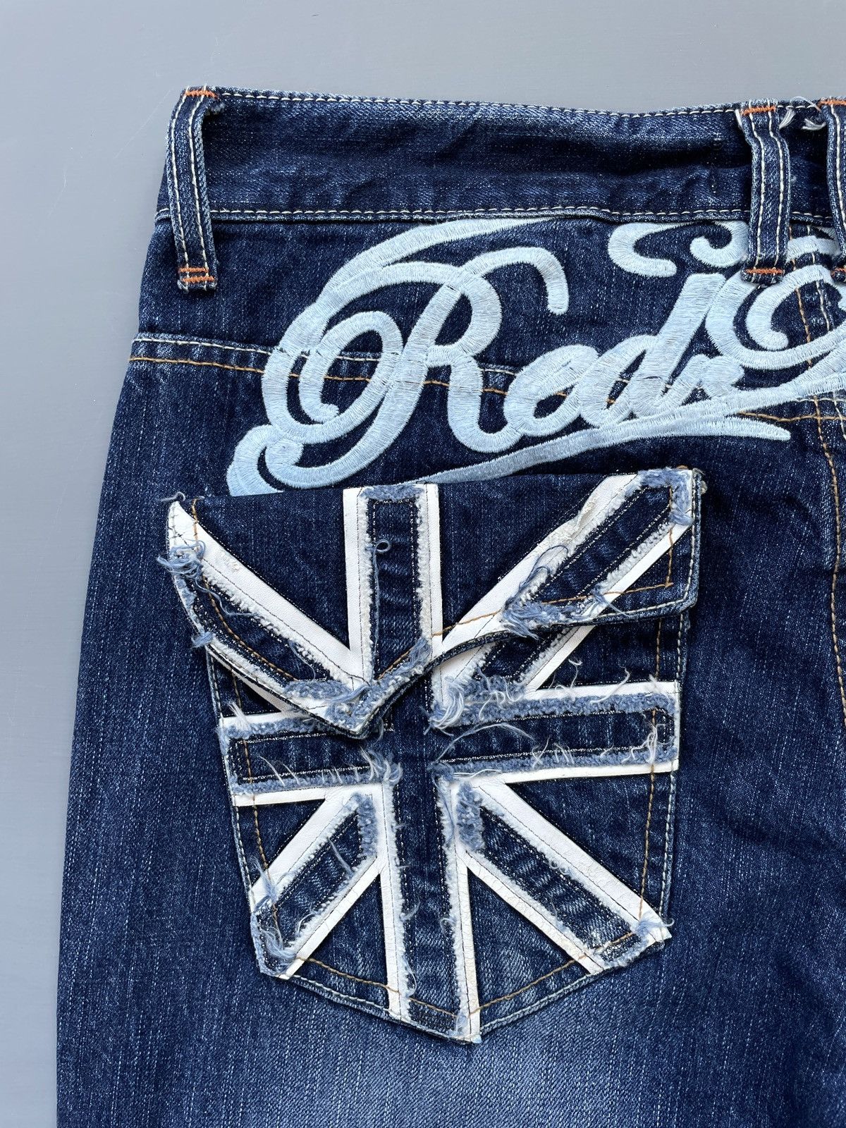 Other Red Pepper Embroidery Jeans (P118) Size US 32 / EU 48 - 9 Thumbnail
